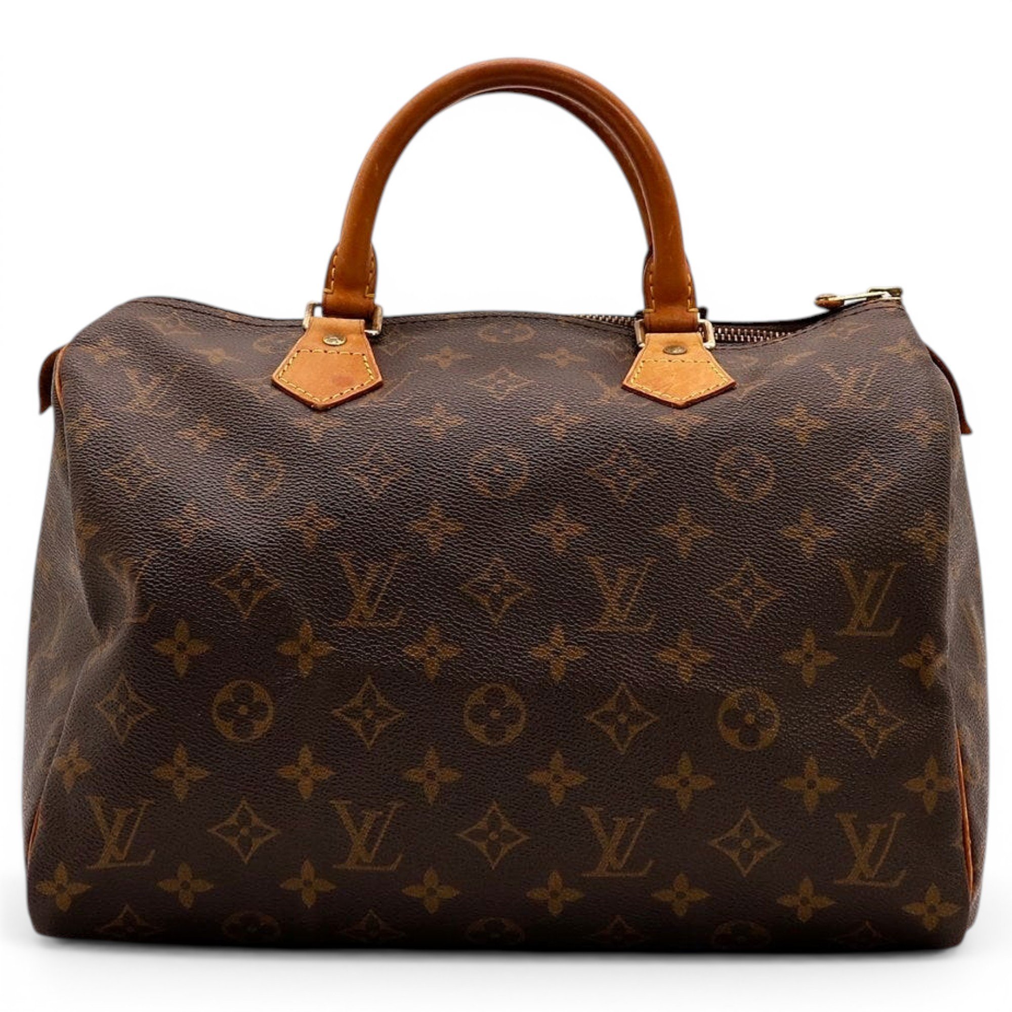 Speedy leather handbag