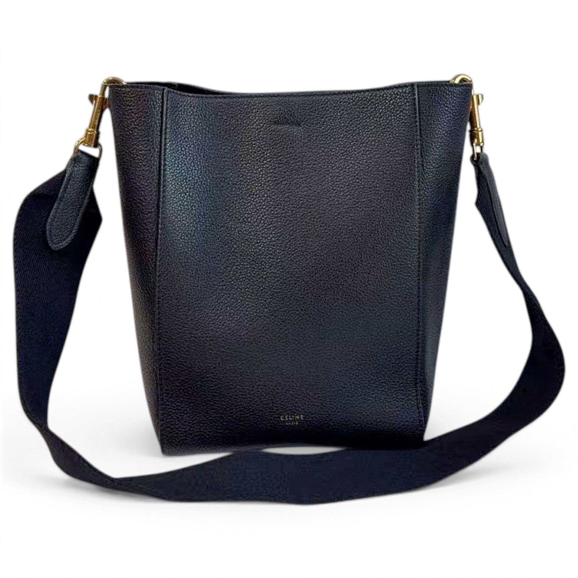 Seau Sangle leather handbag