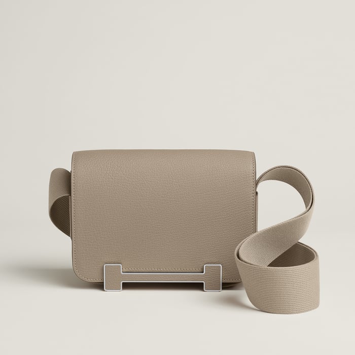 Gris Tourterelle Hermès Geta Bag