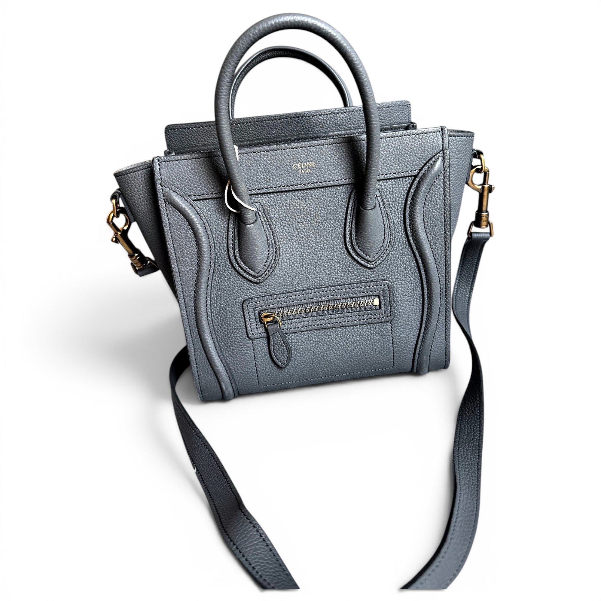 Nano Luggage leather handbag