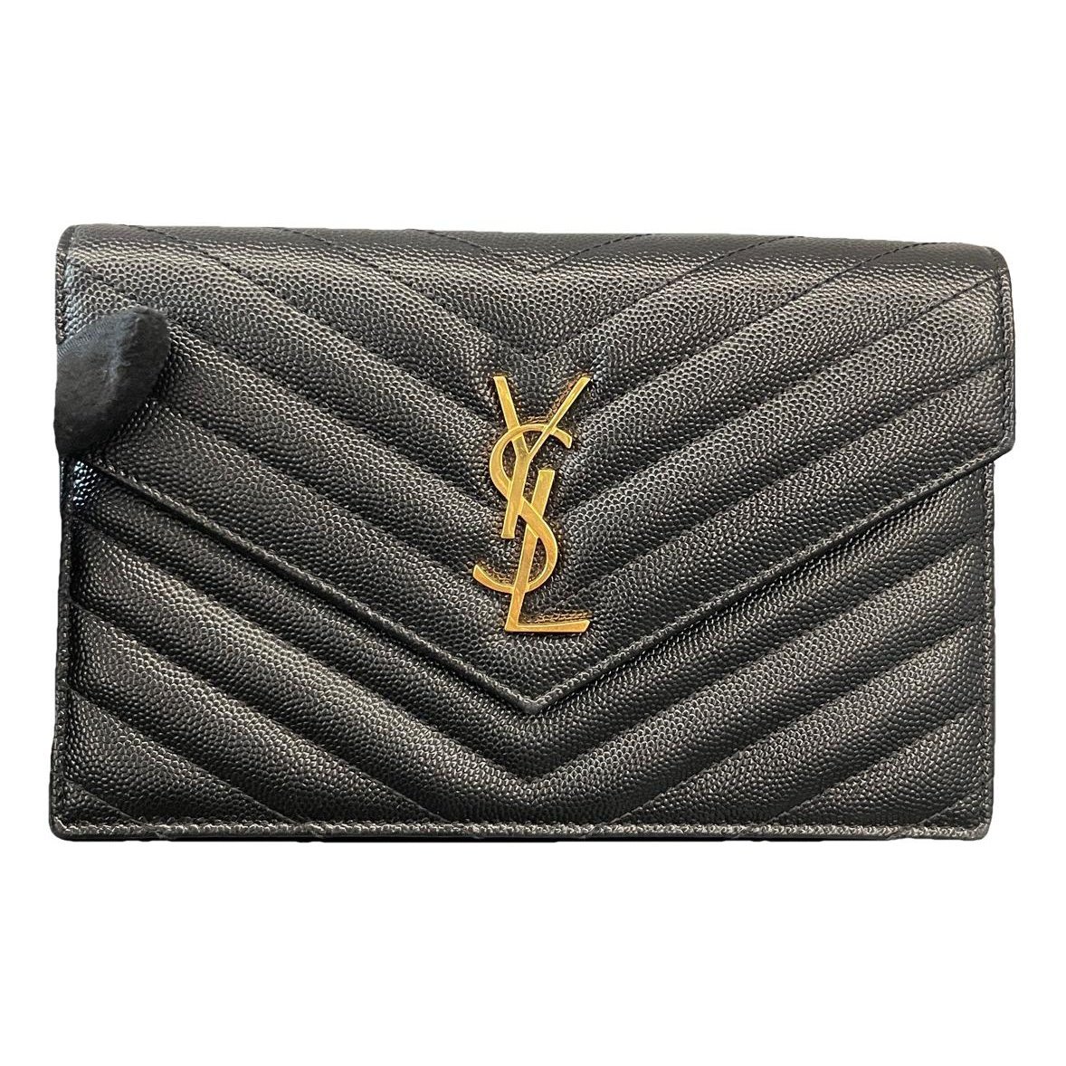 Portefeuille enveloppe leather crossbody bag