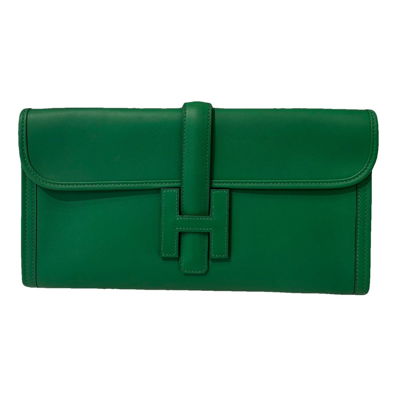 Hermes Jige Handbag Swift Leather