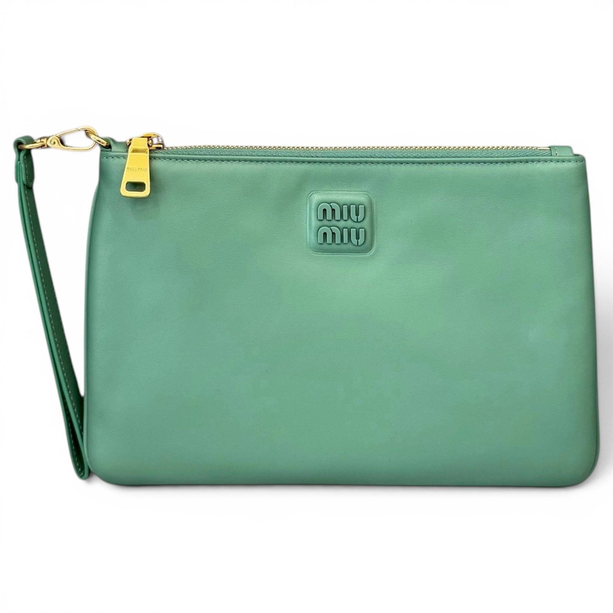 Pony-style calfskin clutch bag