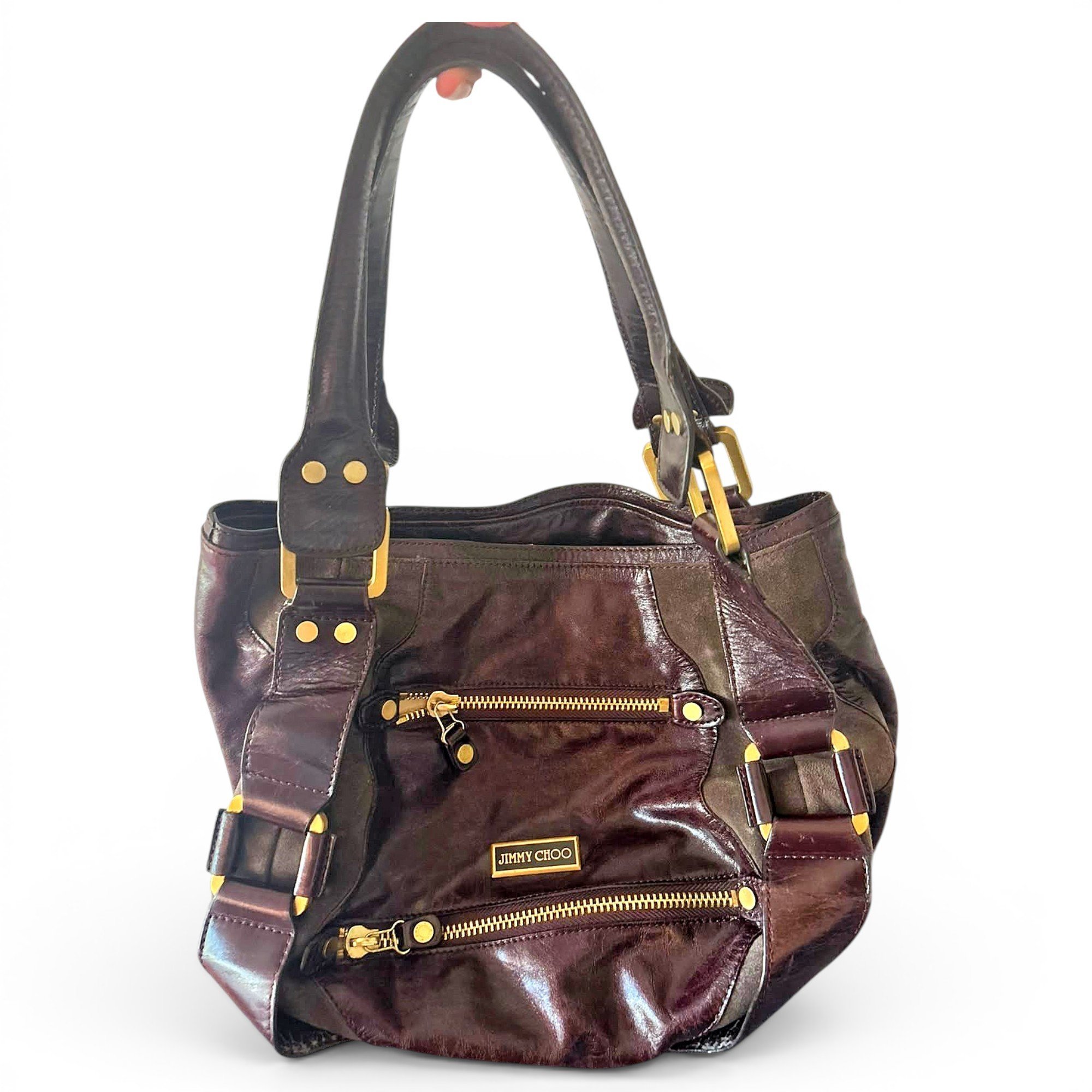 Leather handbag