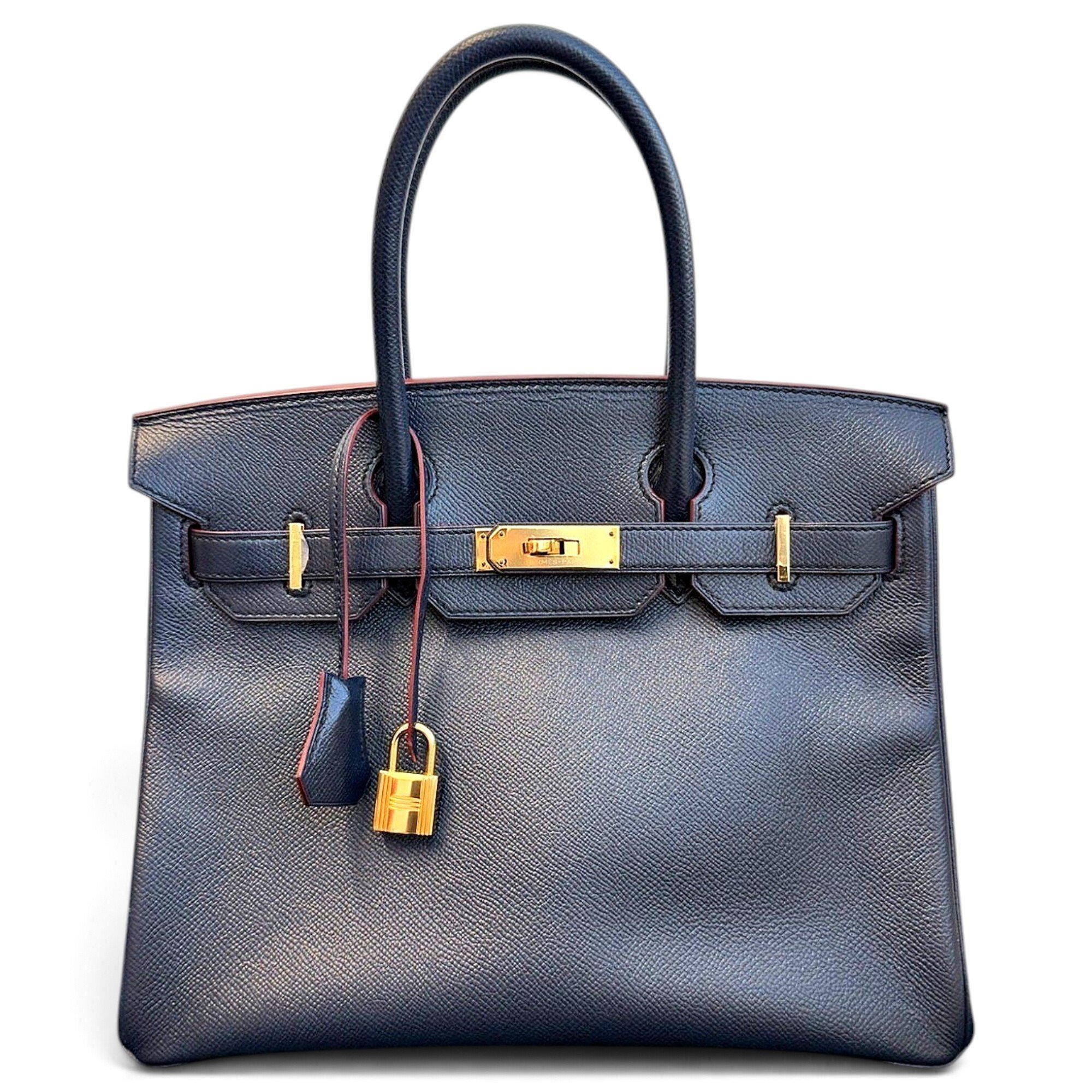Birkin 30 leather handbag