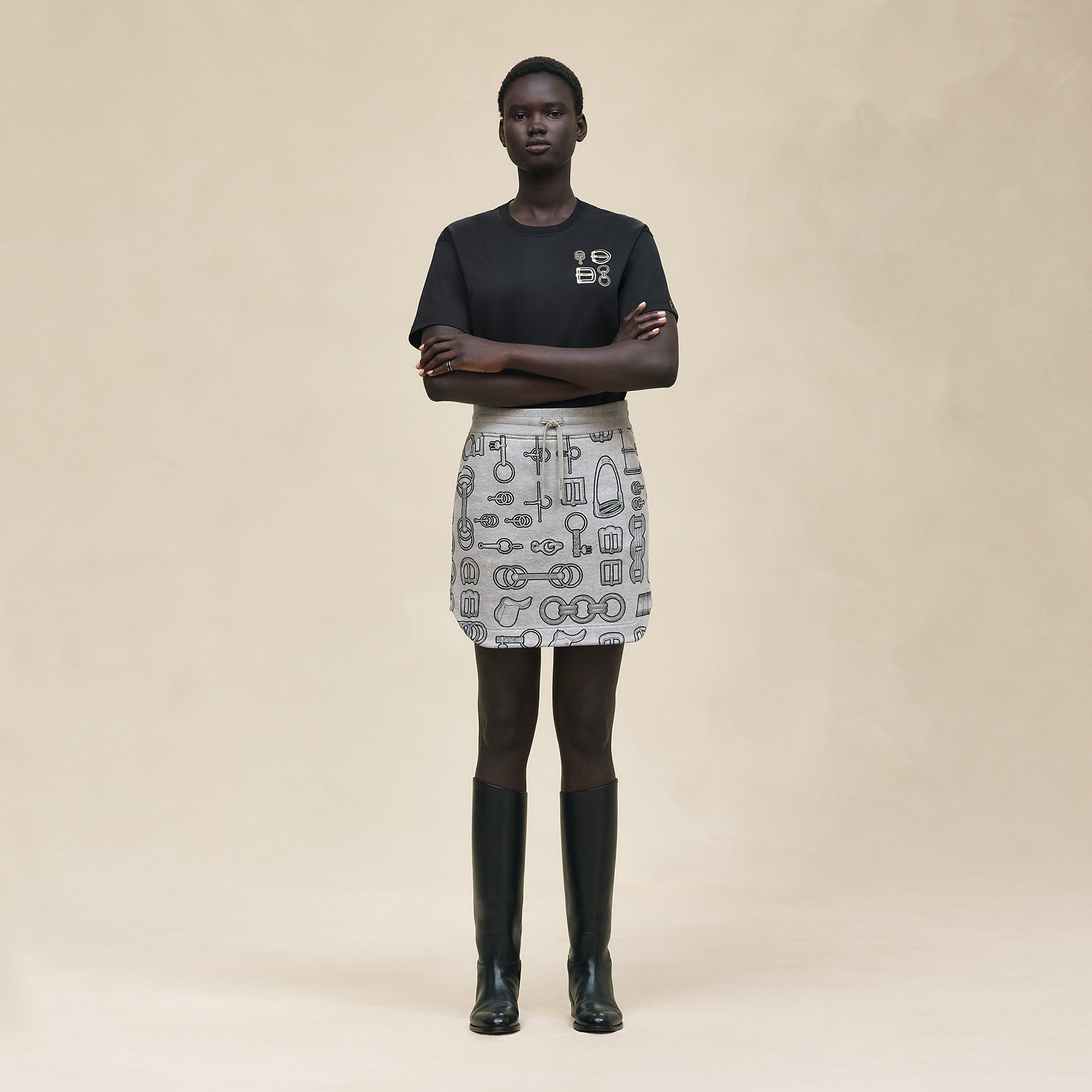 "Cahier du Colporteur" miniskirt 