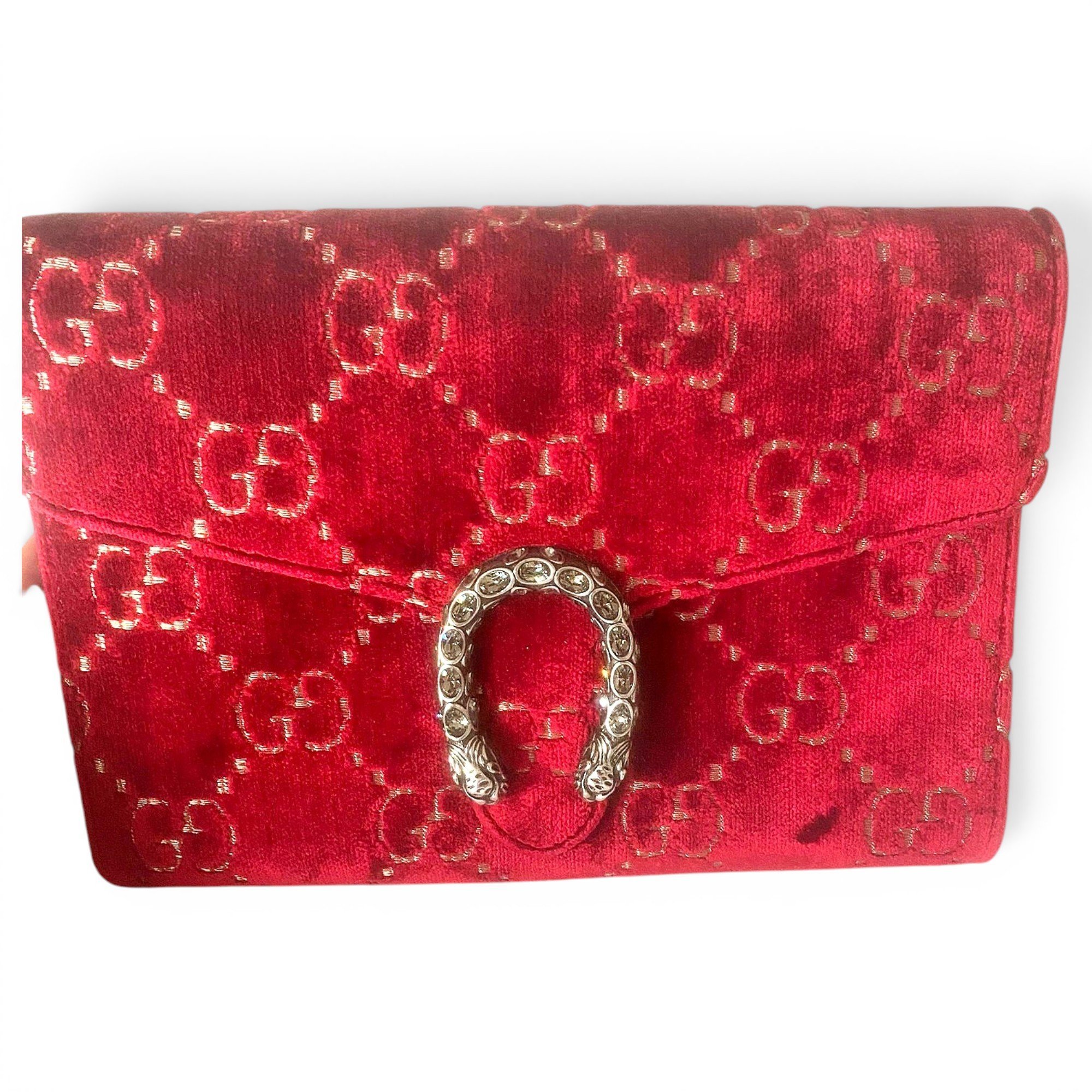 Dionysus Super Mini velvet crossbody bag
