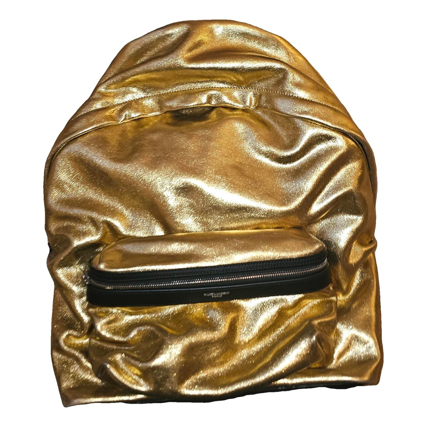 Leather backpack