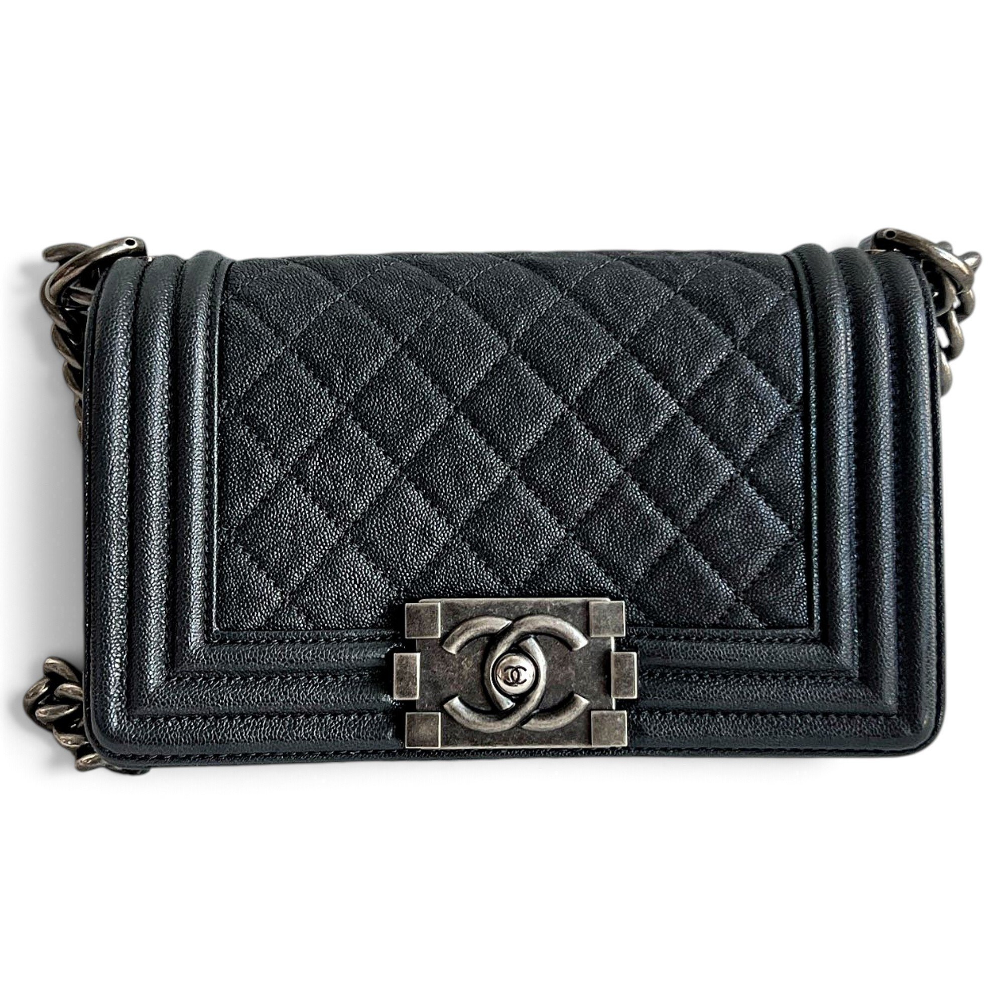 Boy leather crossbody bag