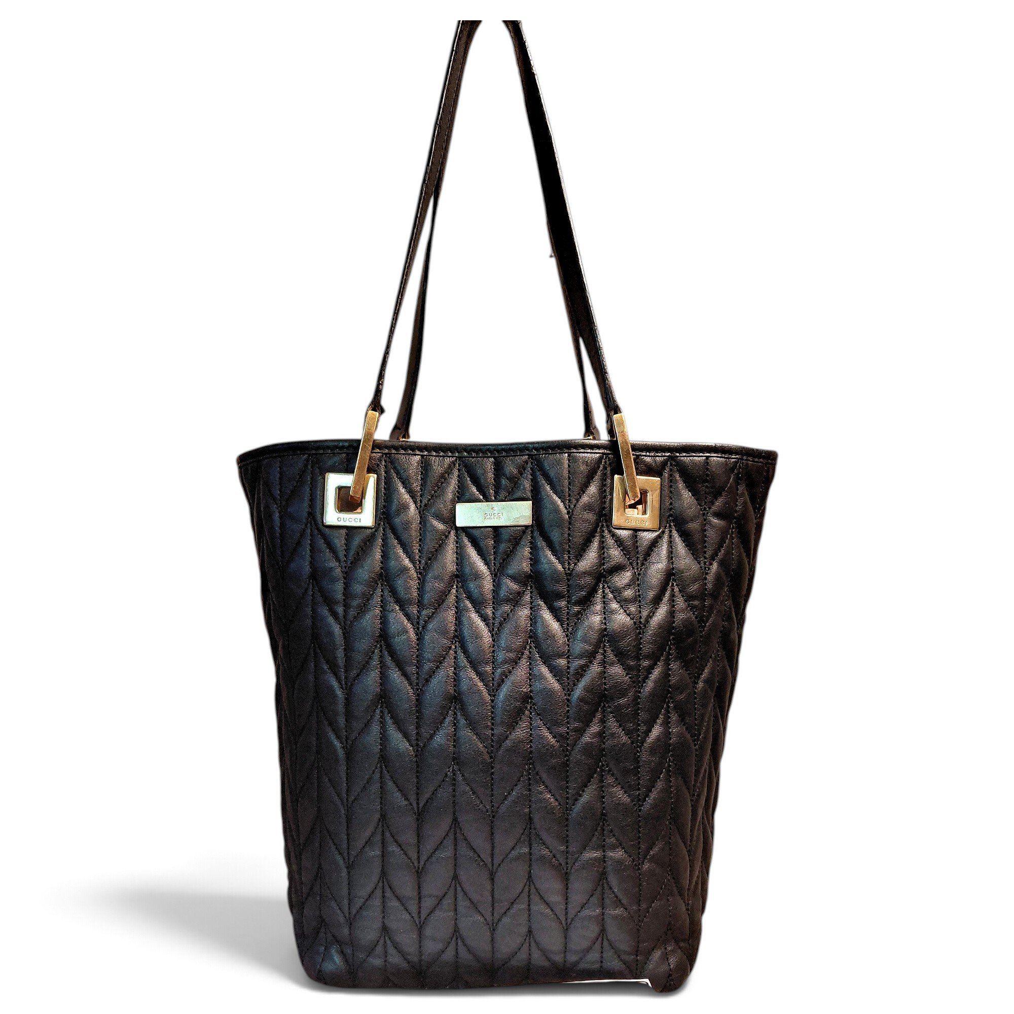 Leather tote