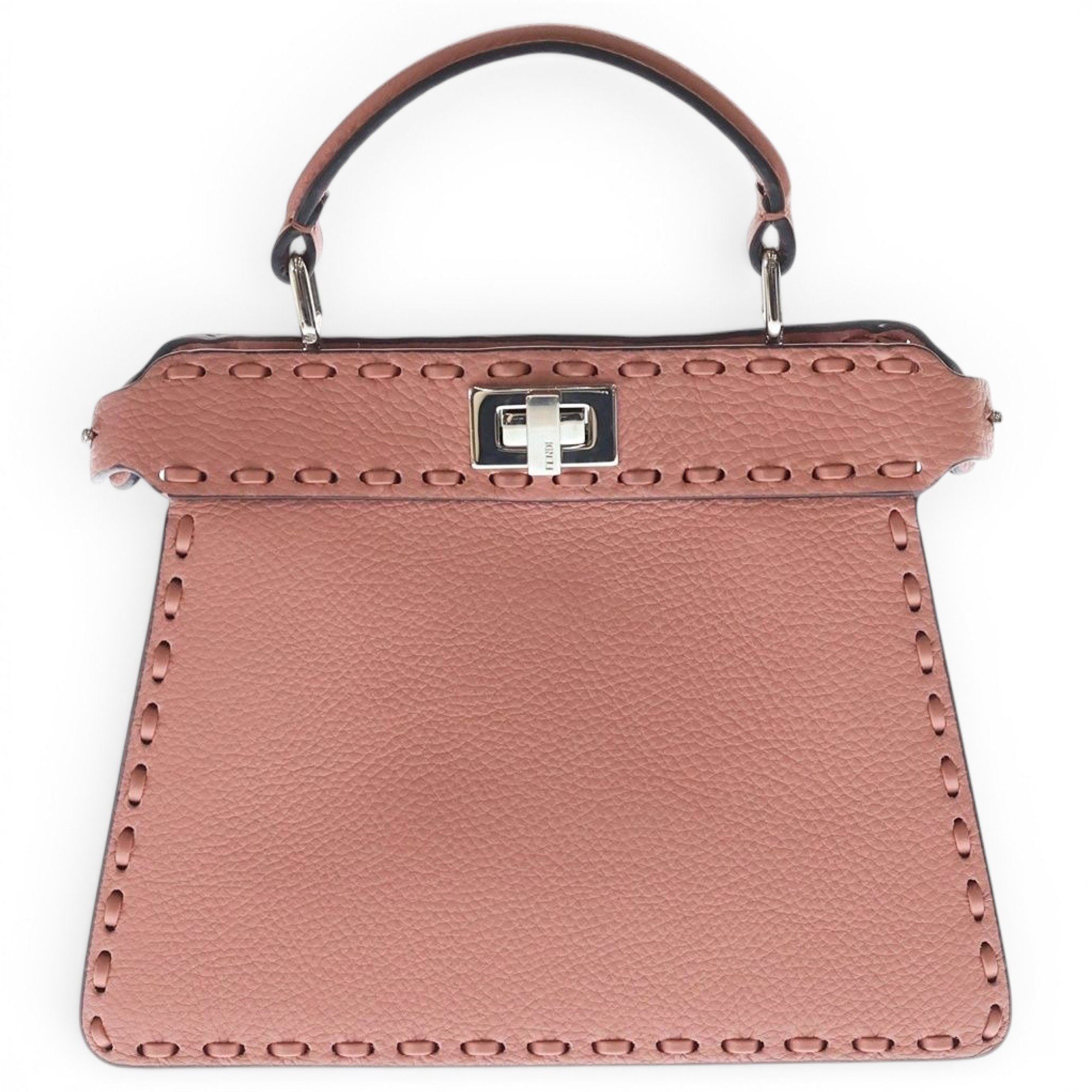 Peekaboo leather handbag