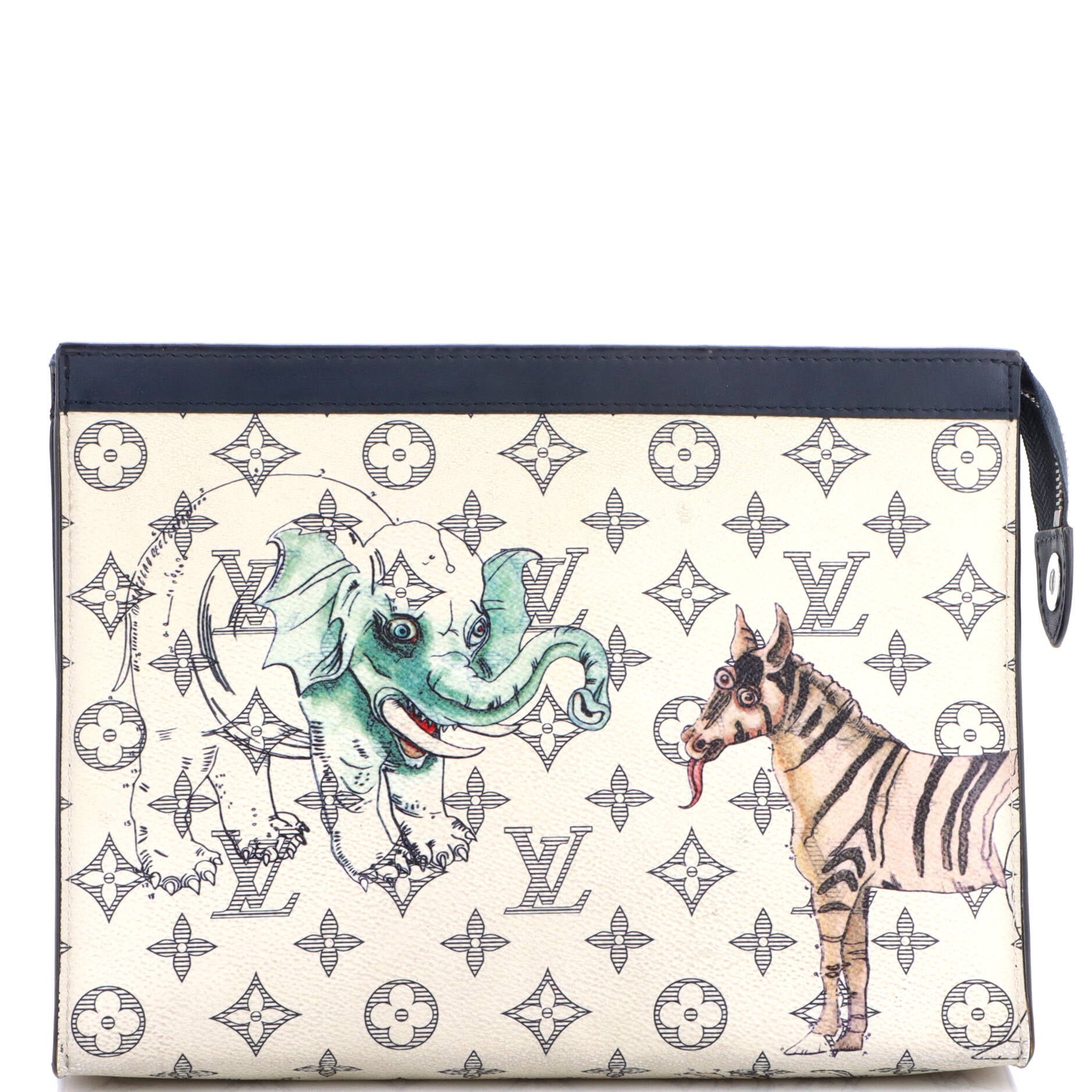 Pochette Voyage Limited Edition Chapman Savane Monogram Canvas MM