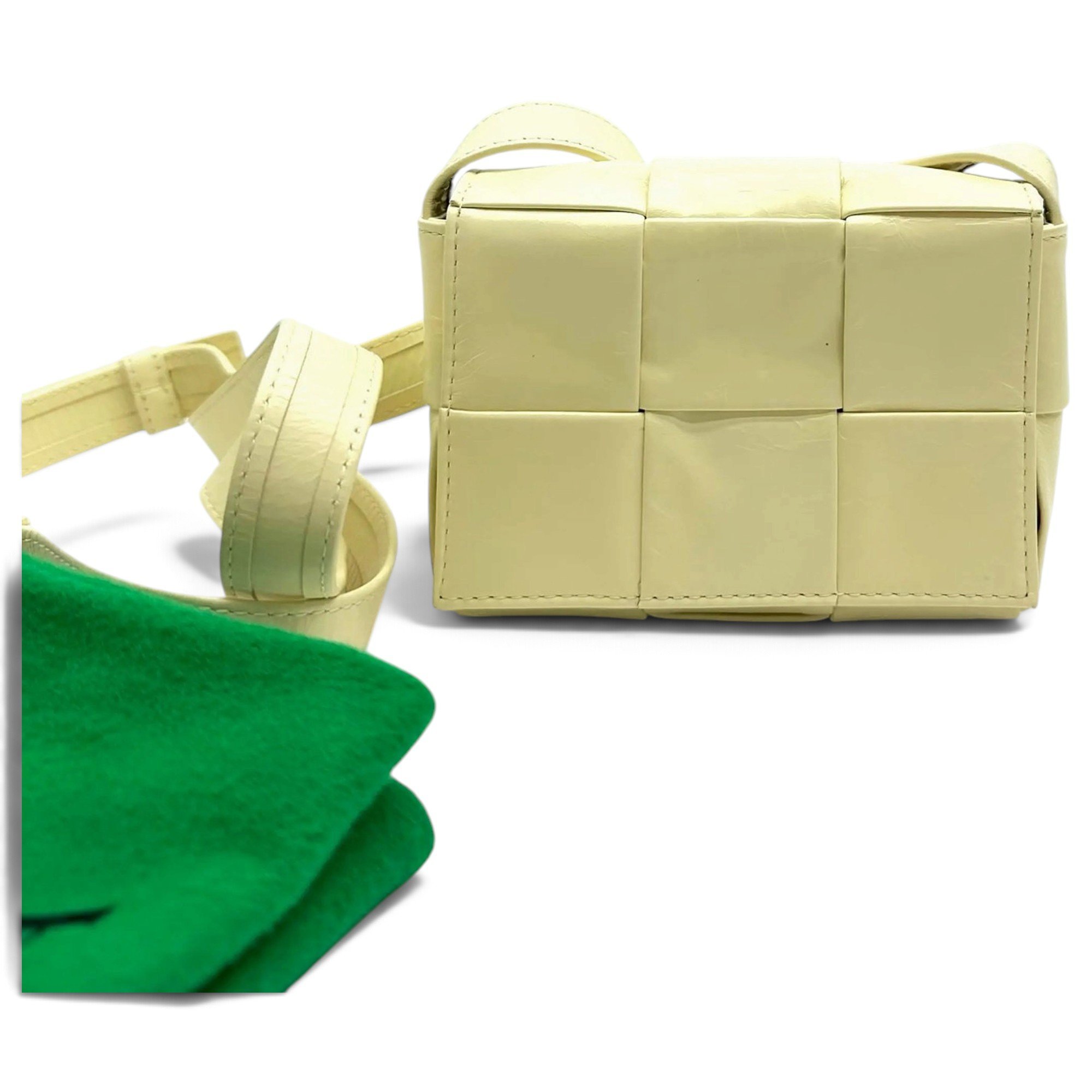 Cassette leather crossbody bag