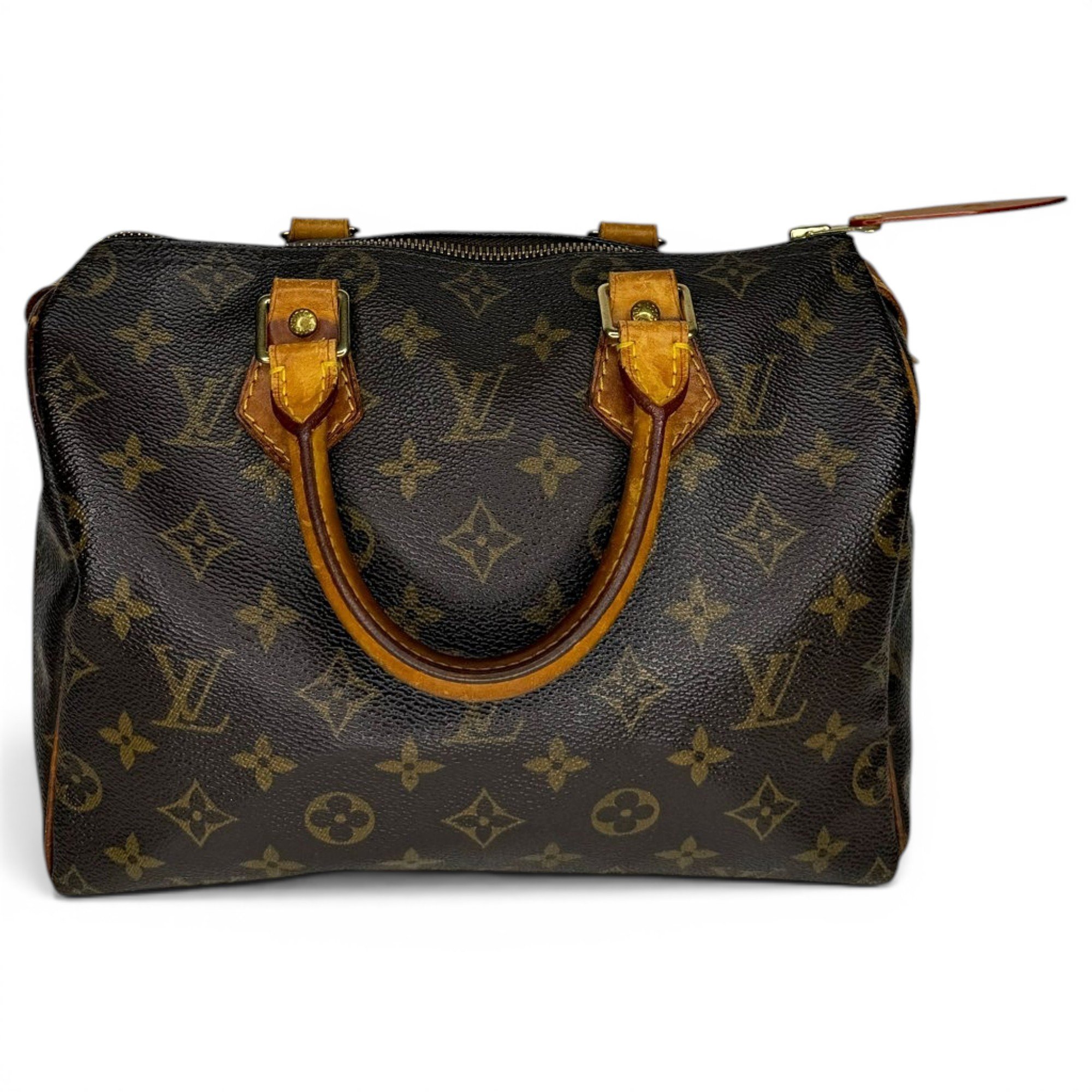 Speedy leather handbag