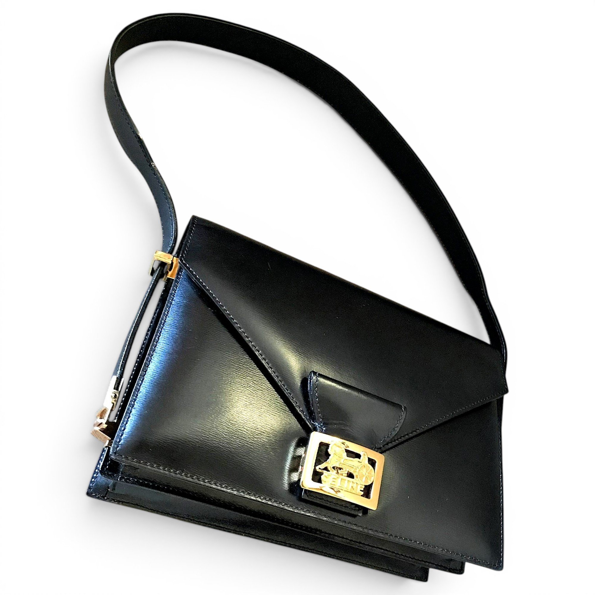Triomphe leather handbag