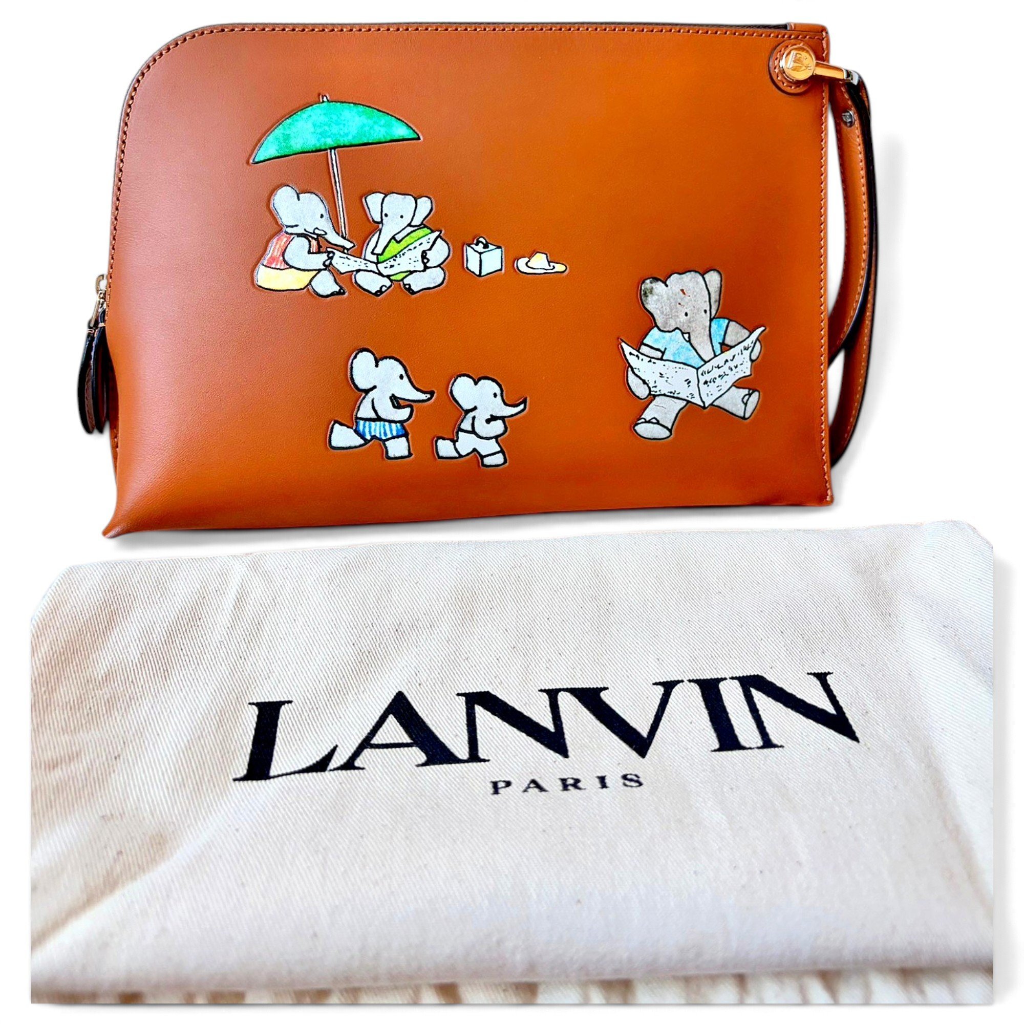 Lanvin Leather clutch bag