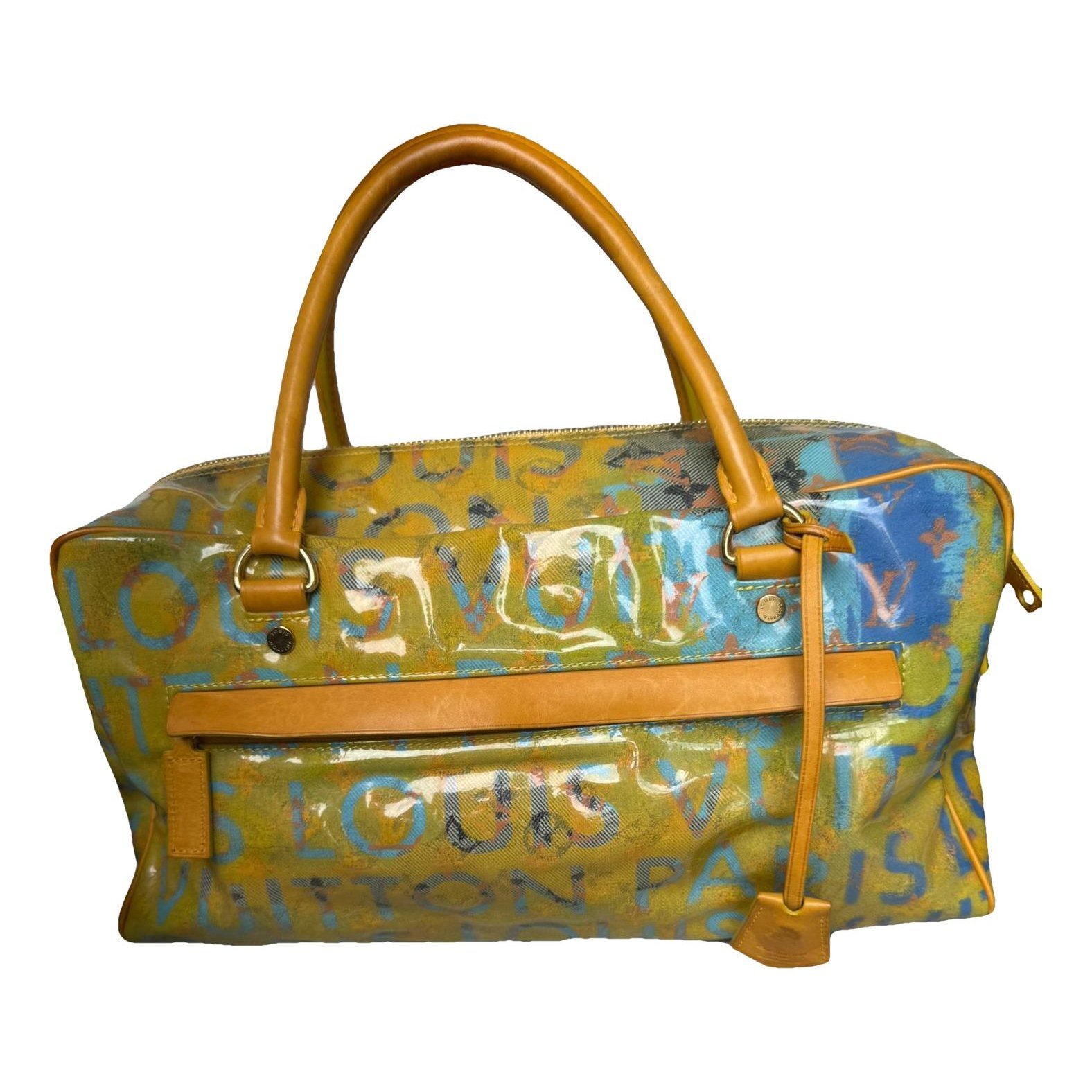 Vinyl handbag