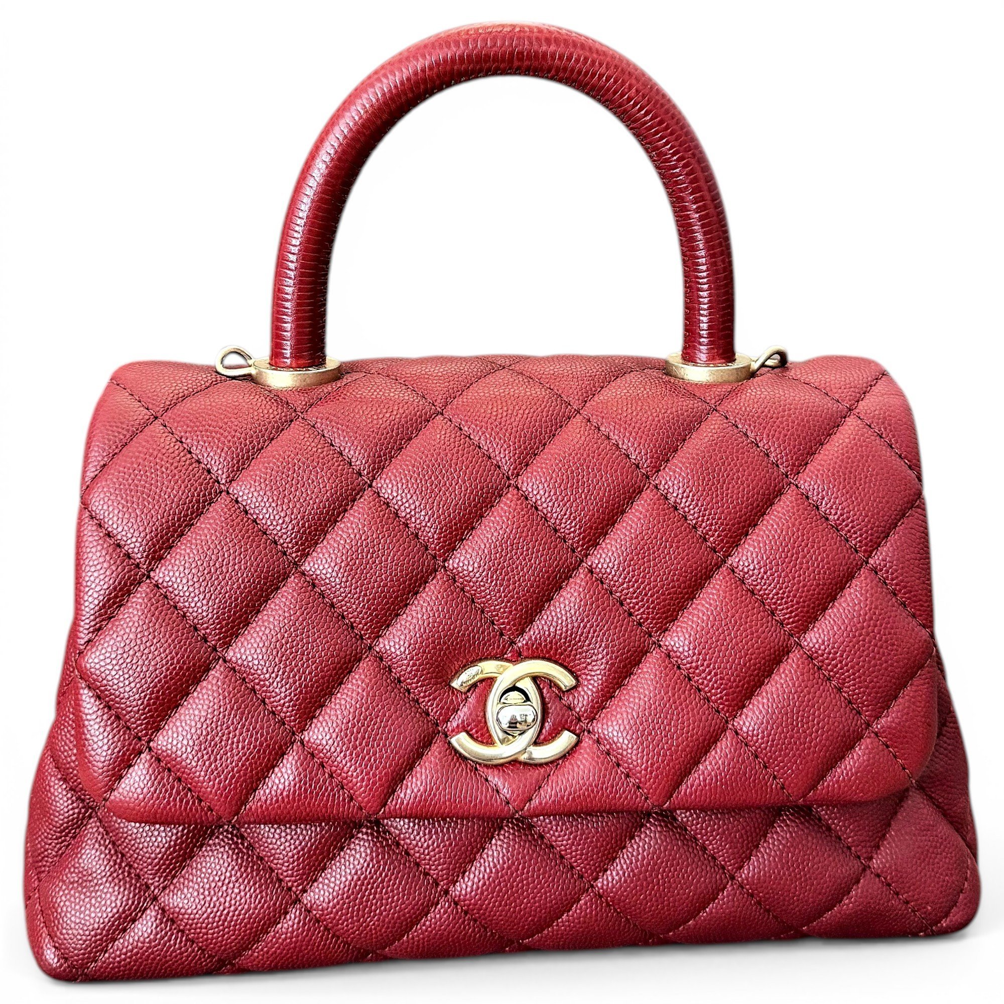 Coco Handle leather handbag