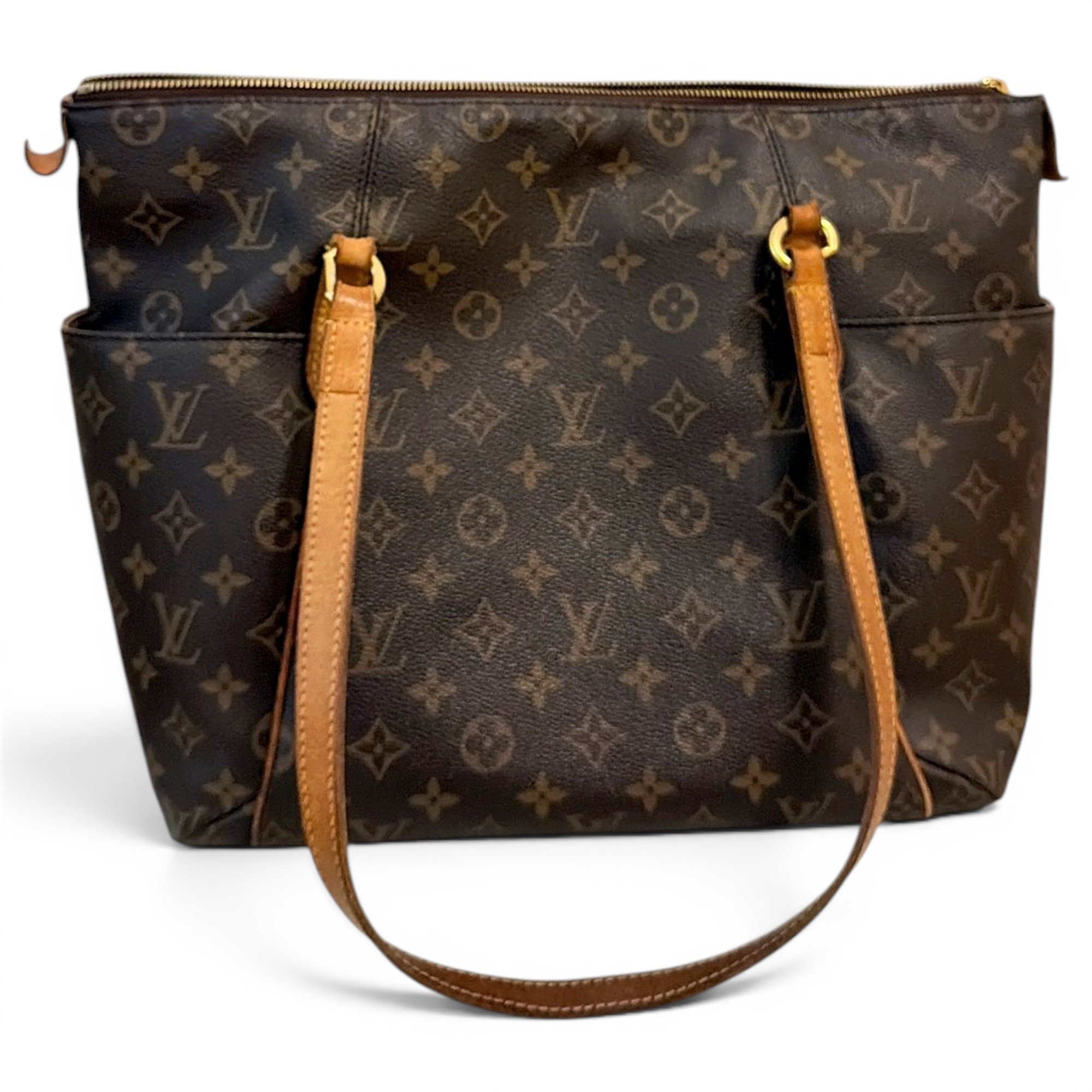 Totally leather handbag