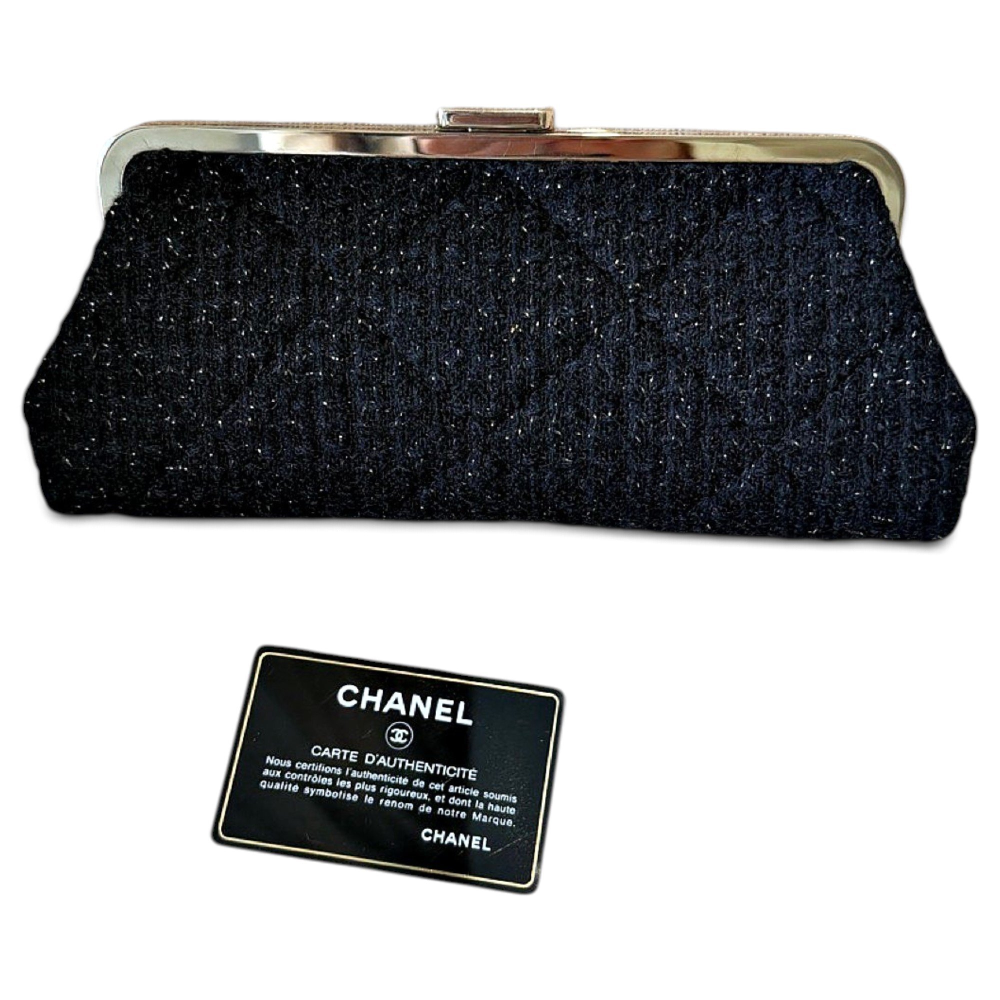 Timeless/Classique tweed clutch bag