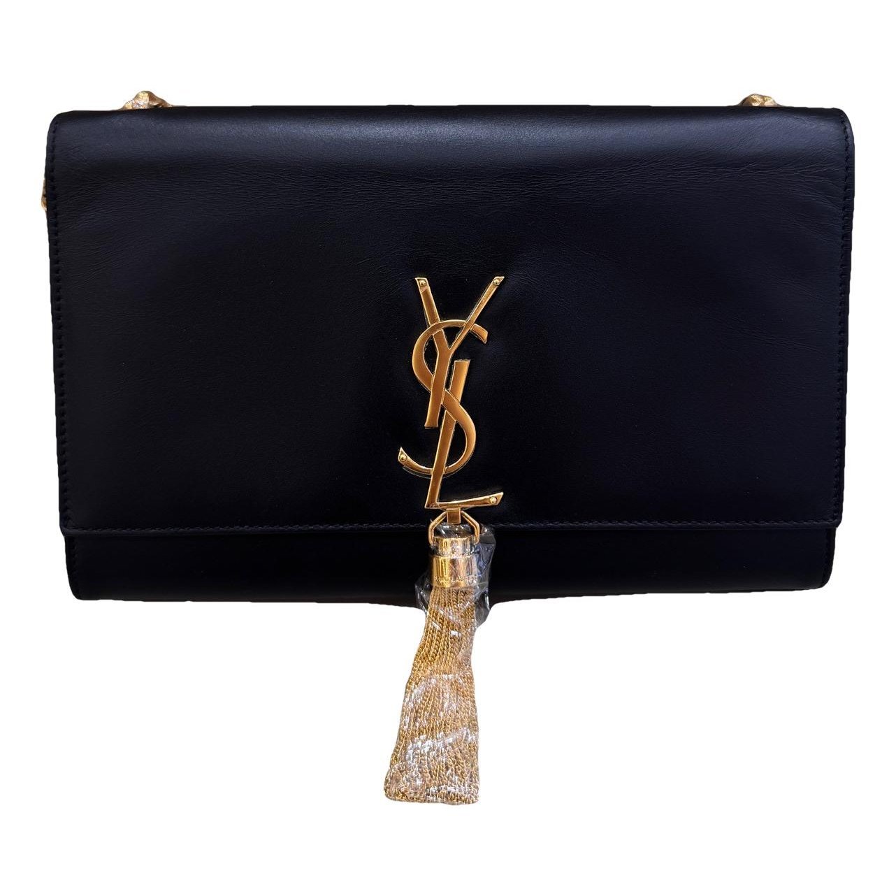 Pompom Kate leather handbag