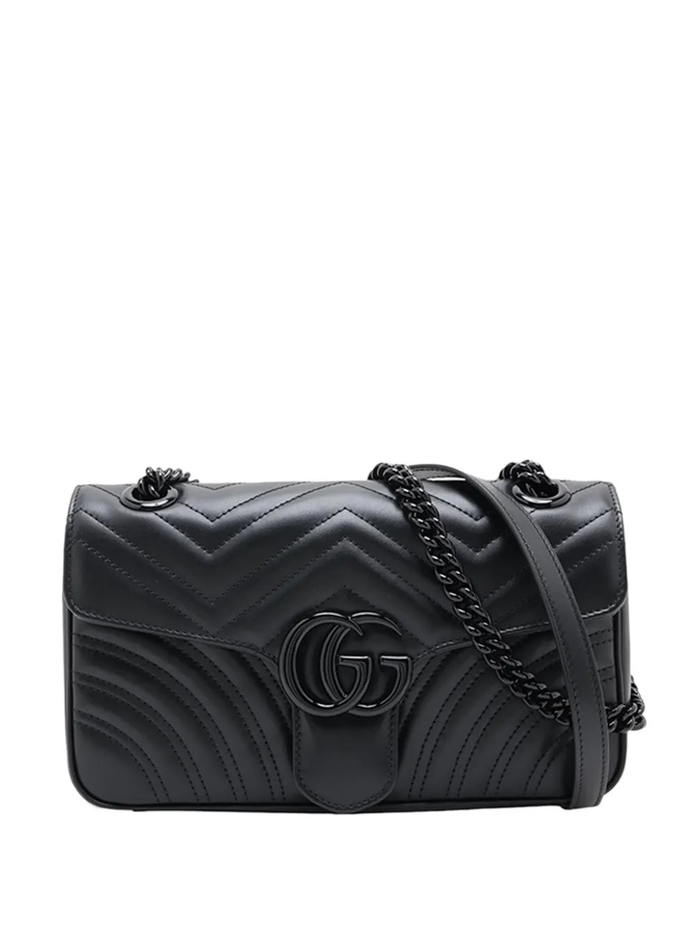 2016-2026 Medium GG Marmont Matelasse Calfskin Monochrome shoulder bag