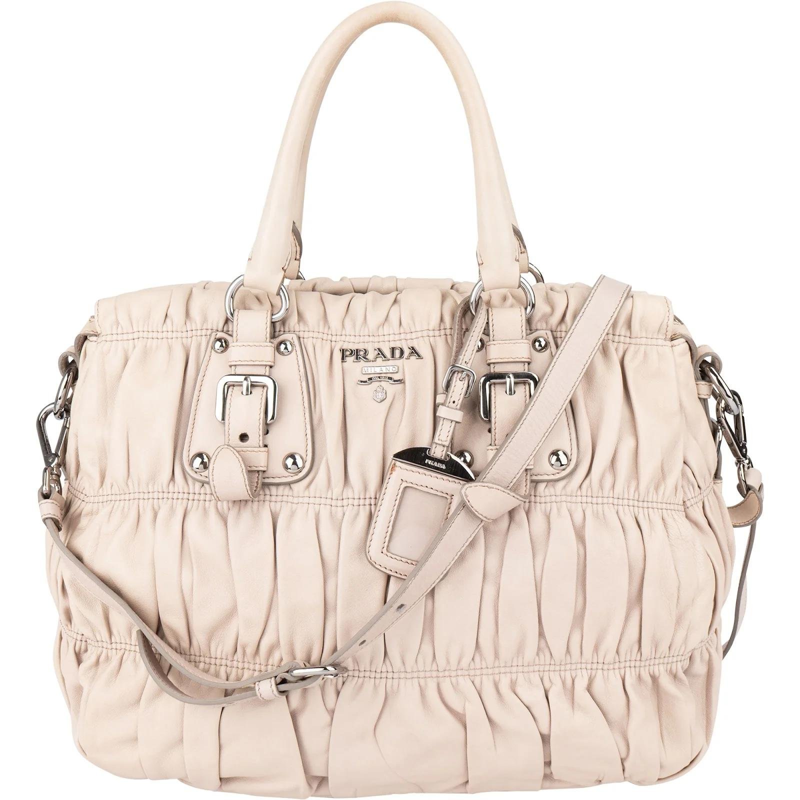 Re-Nylon leather crossbody bag