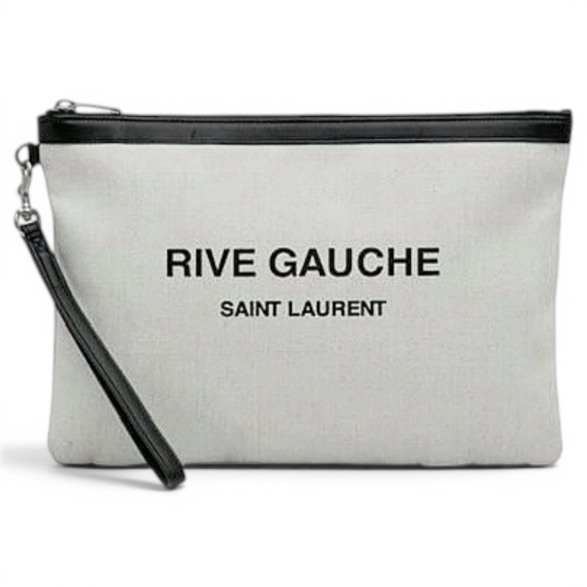 Rive Gauche cloth clutch bag