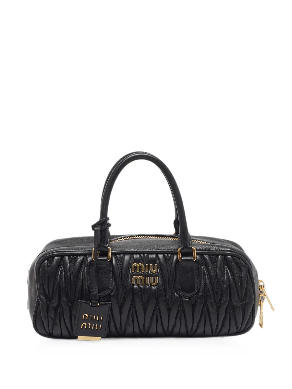 large Arcadie matelassé satchel bag