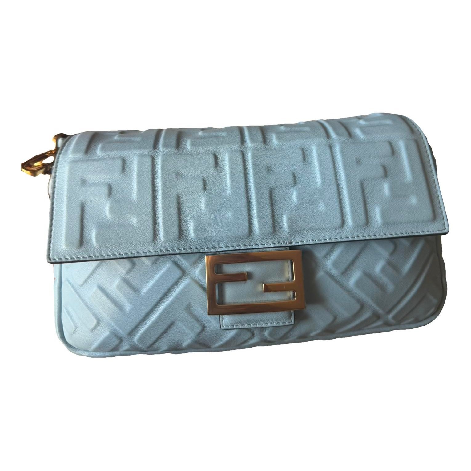 Baguette leather handbag