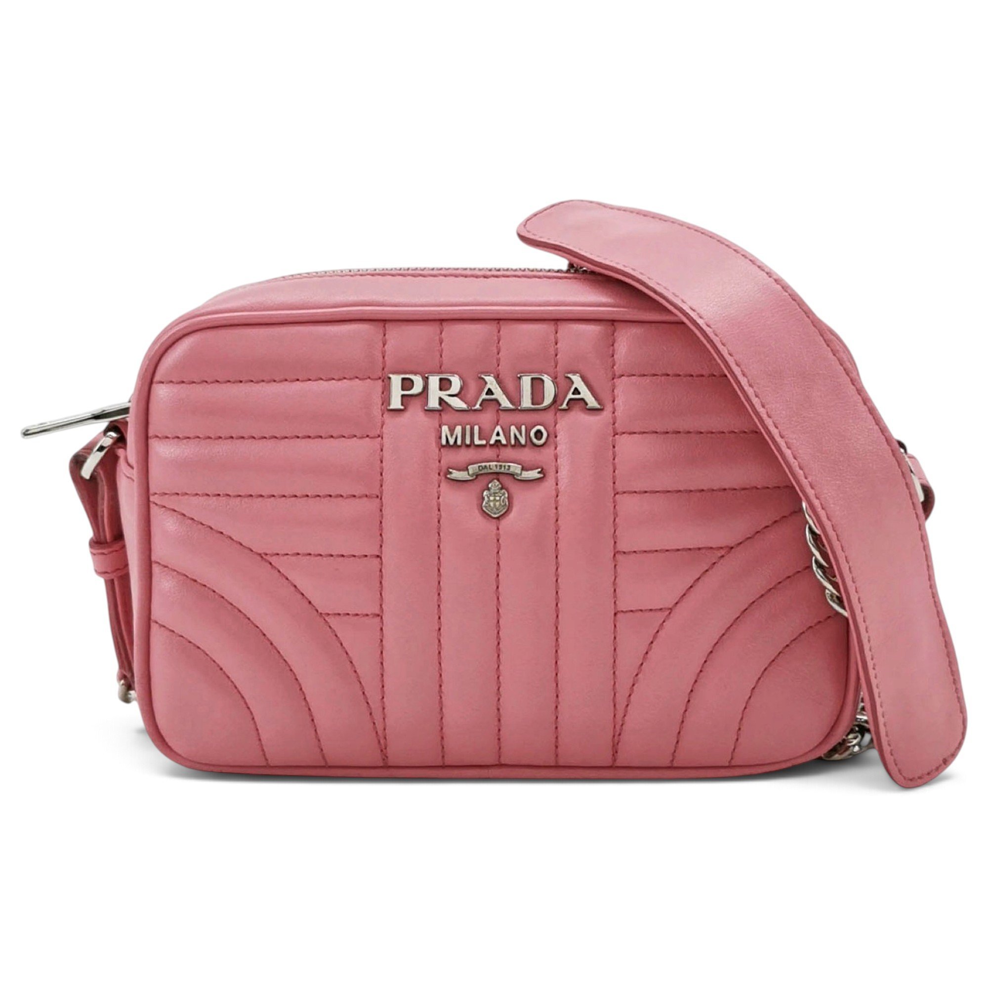 Diagramme leather crossbody bag