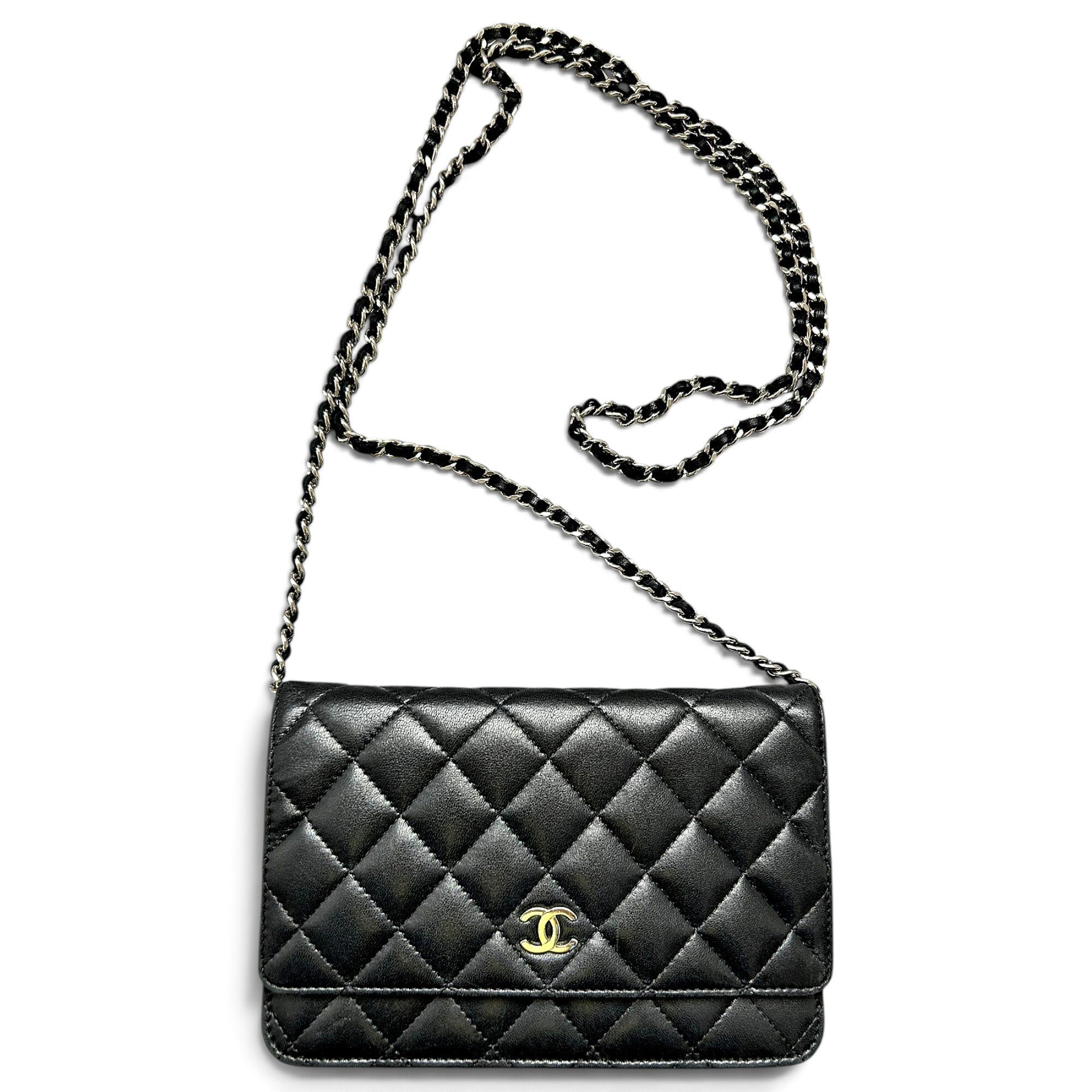 Wallet On Chain Timeless/Classique leather crossbody bag