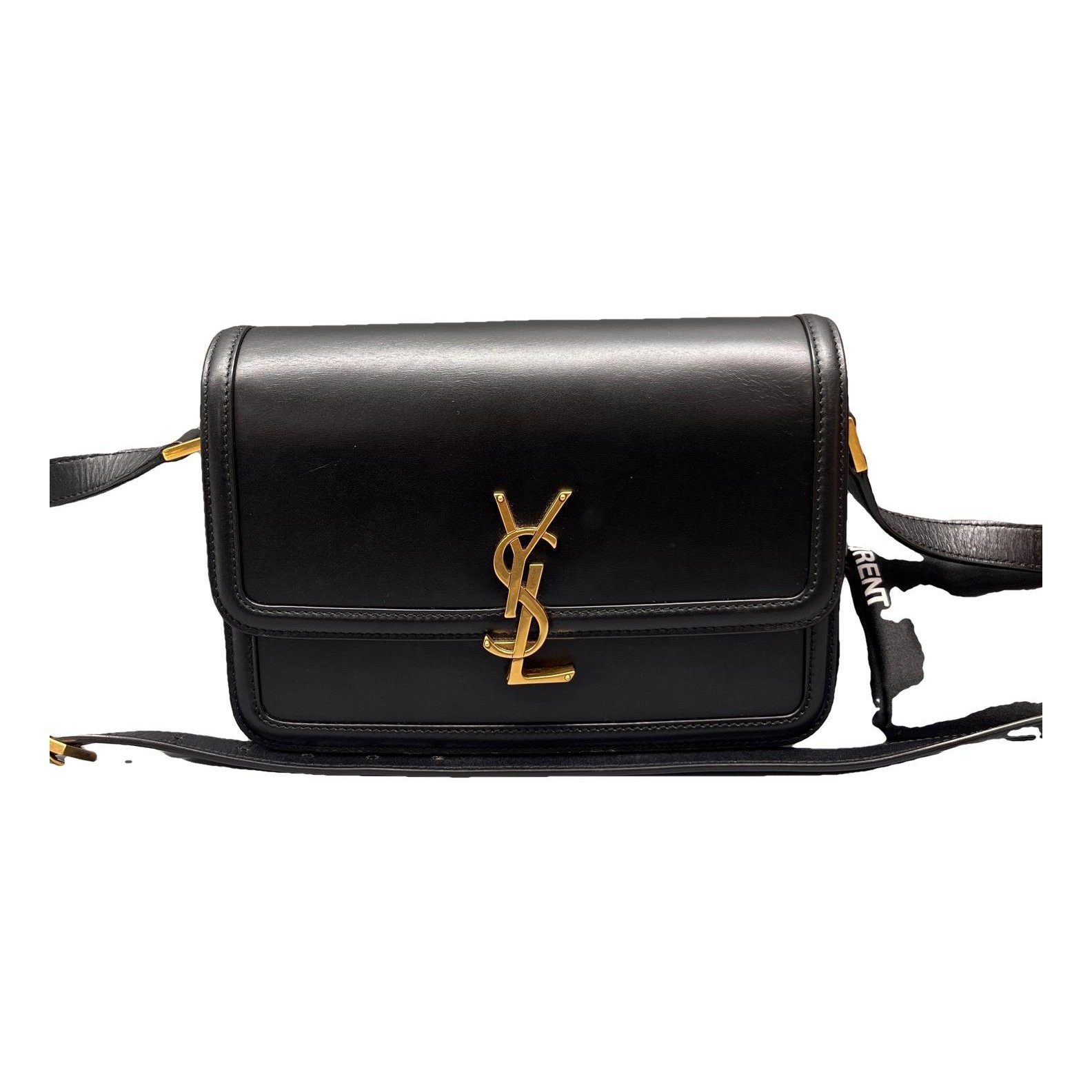 Solférino leather handbag
