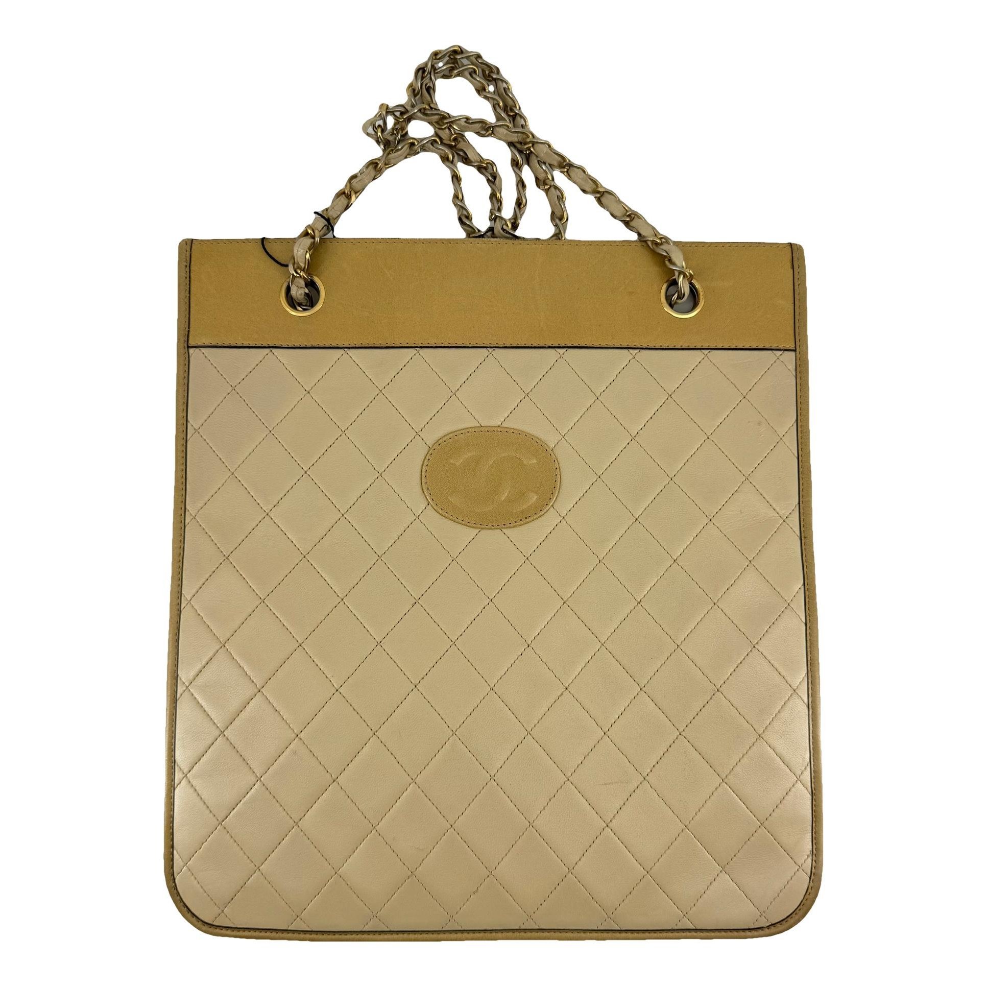 Leather tote