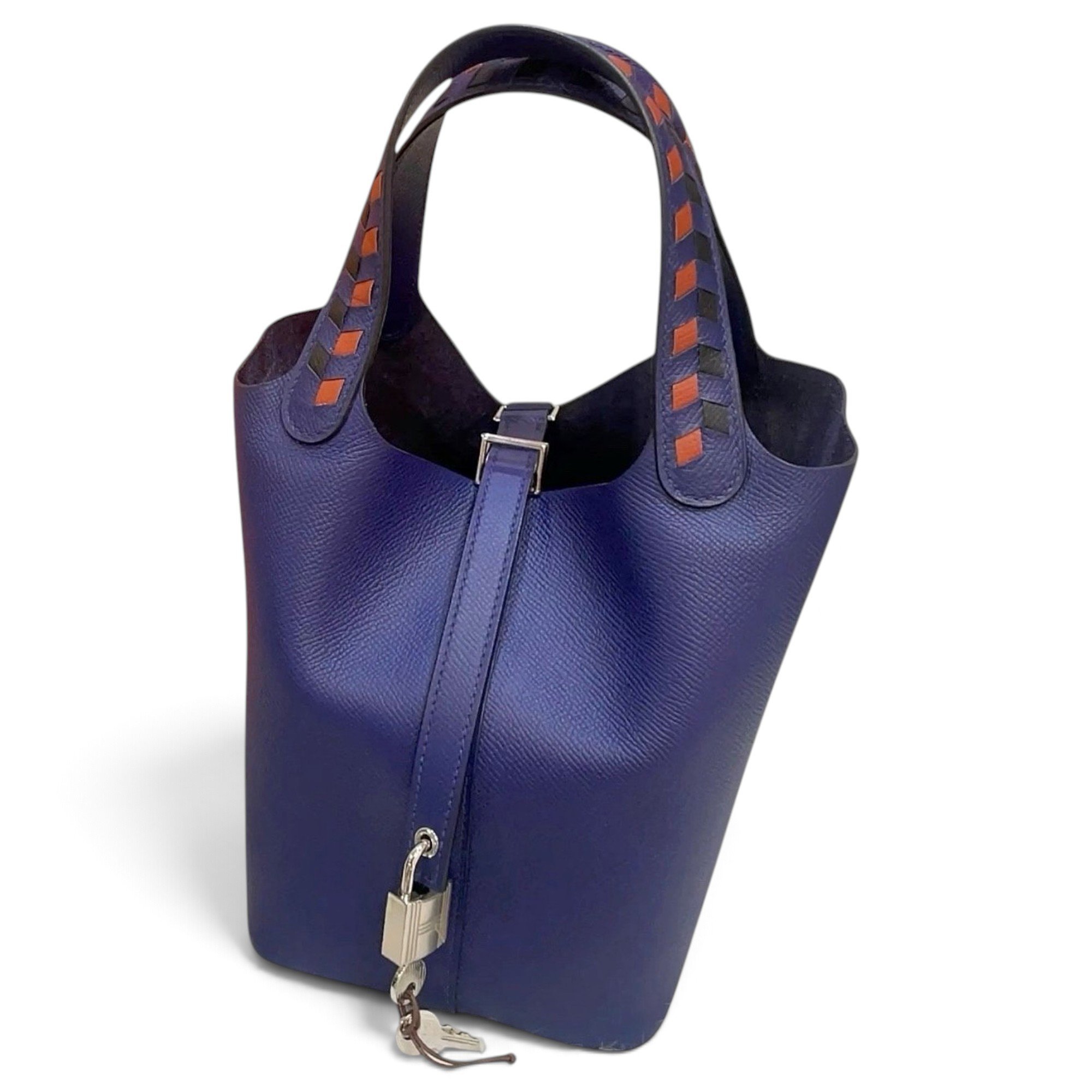 Picotin leather handbag