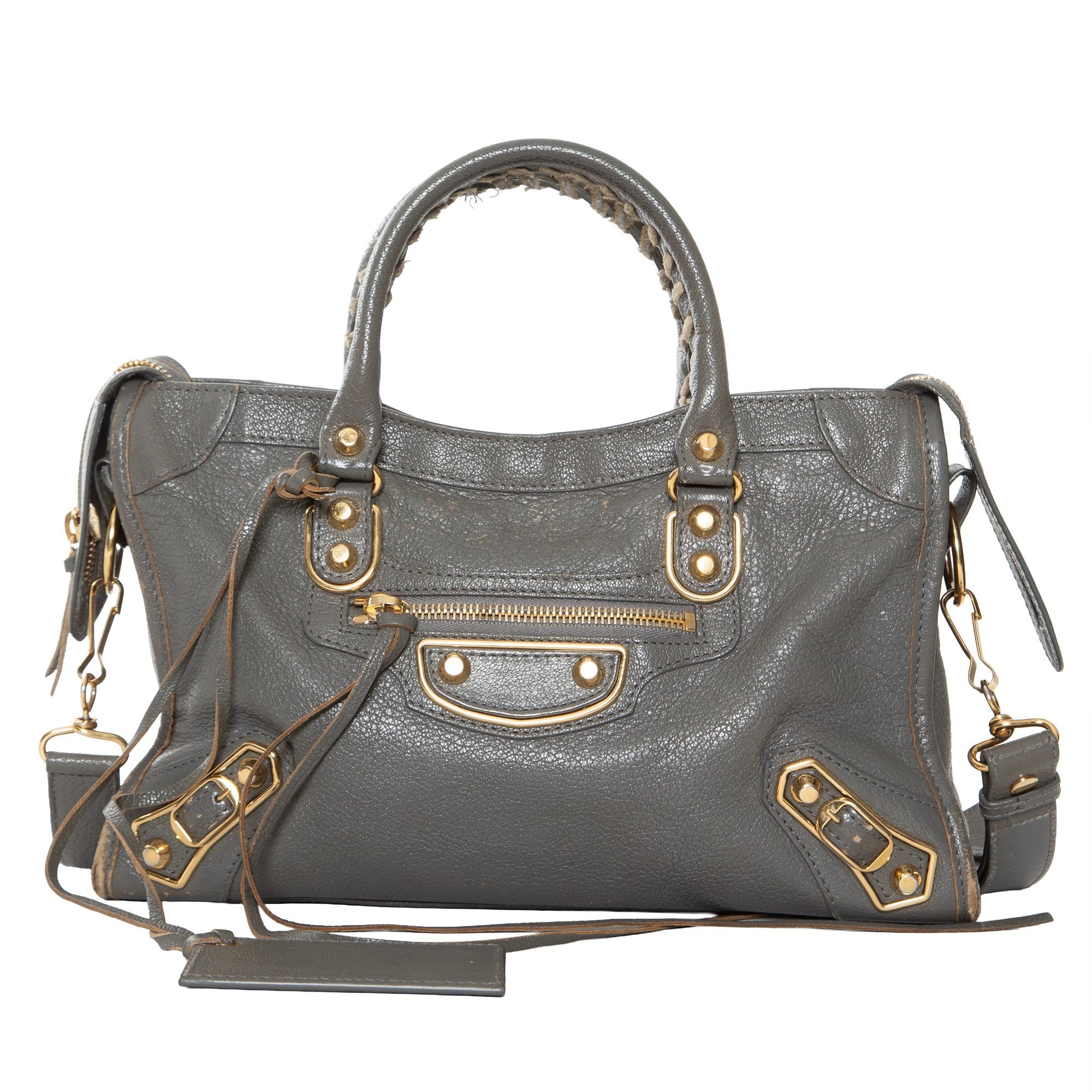 Leather handbag