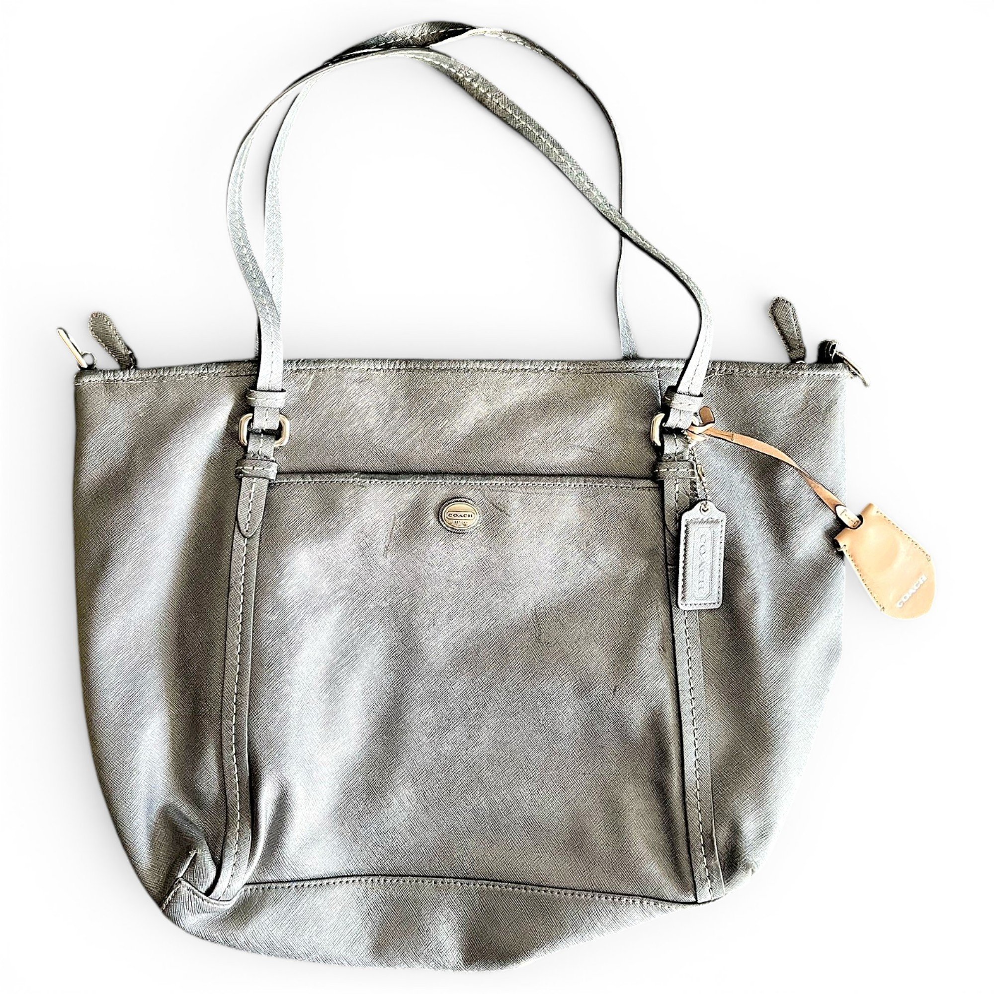 Leather handbag