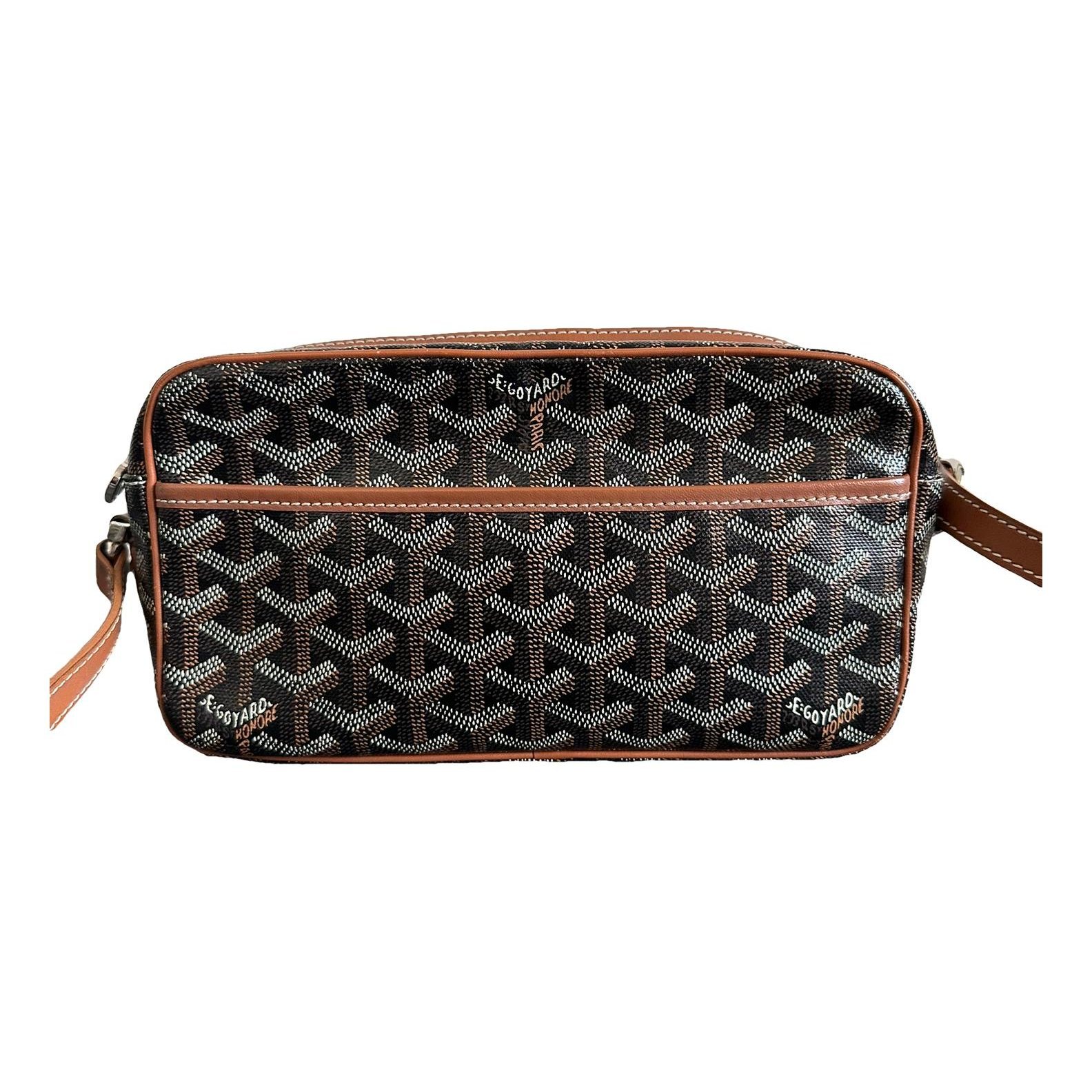 Goyard Cap vert cloth crossbody bag