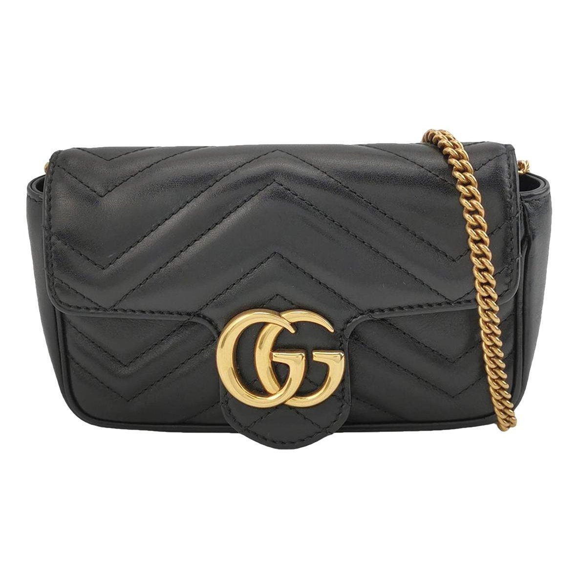 GG Marmont Flap leather handbag