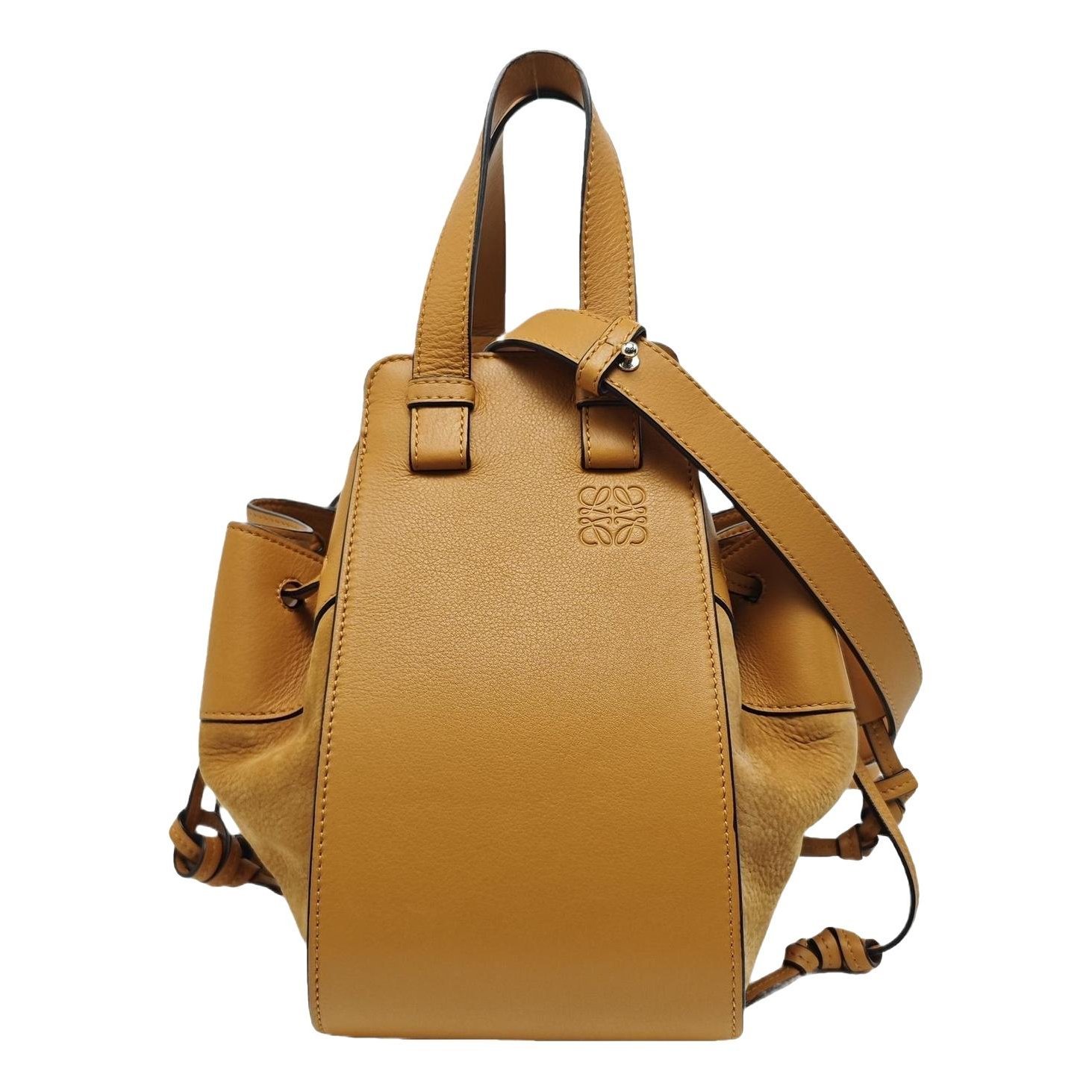 Hammock leather handbag