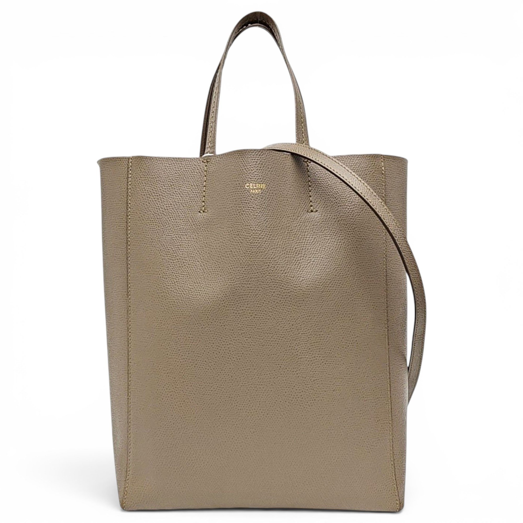 Cabas leather handbag
