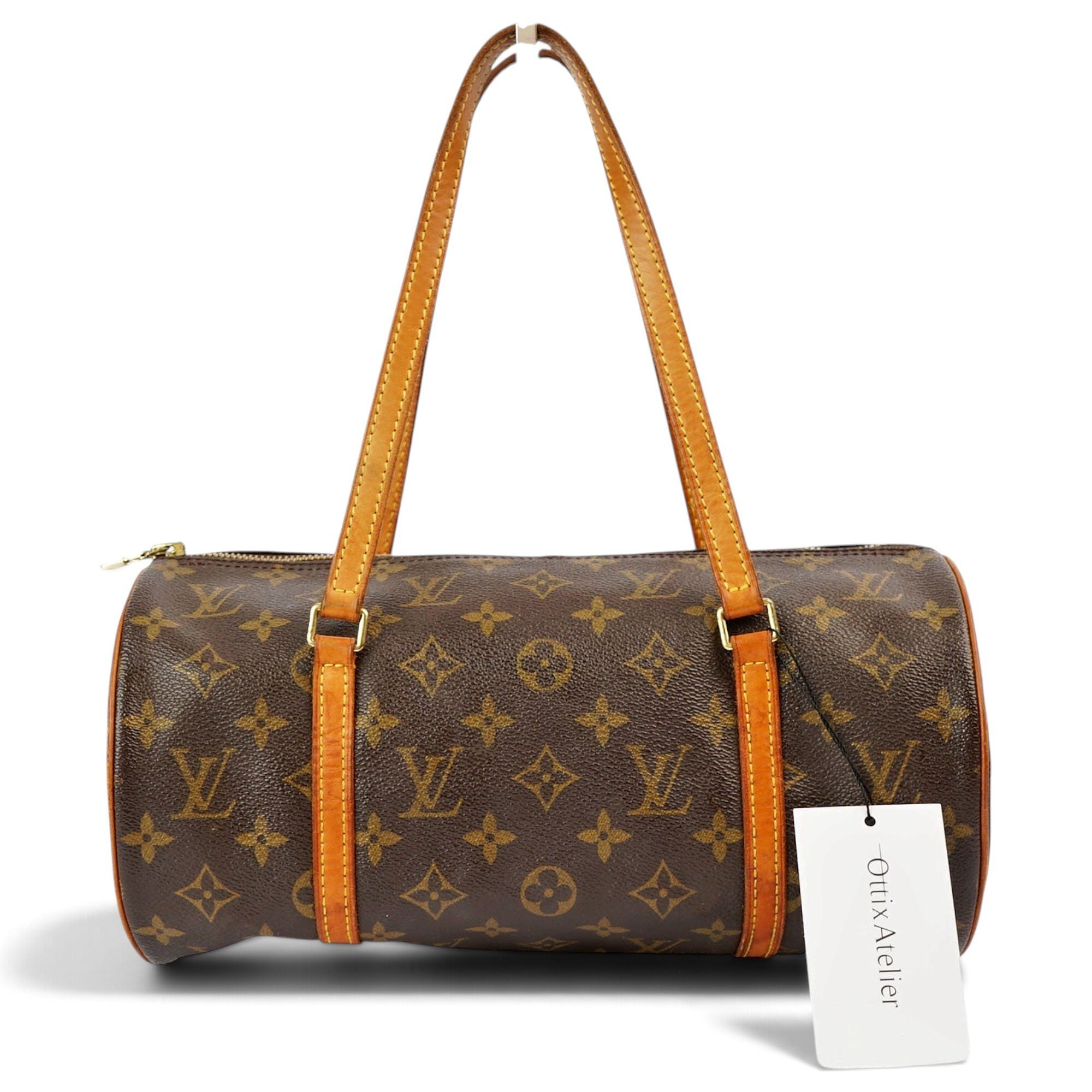 Papillon leather handbag