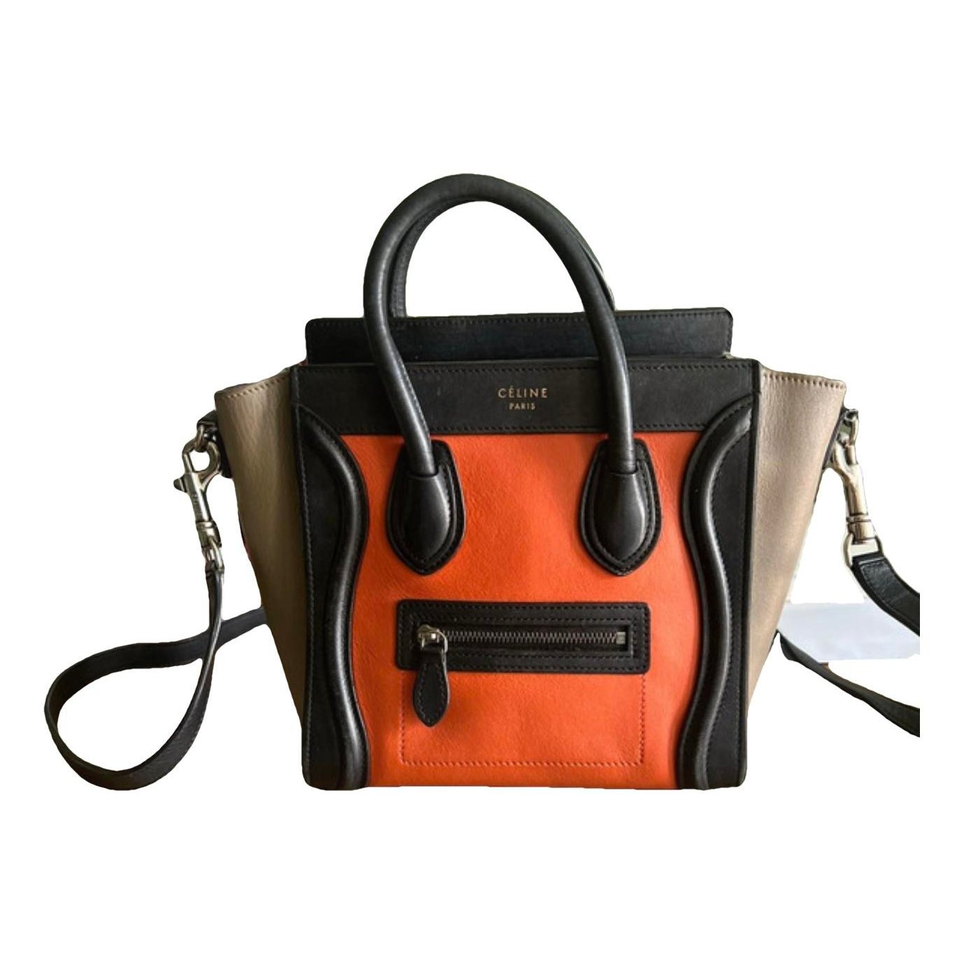 Luggage leather handbag