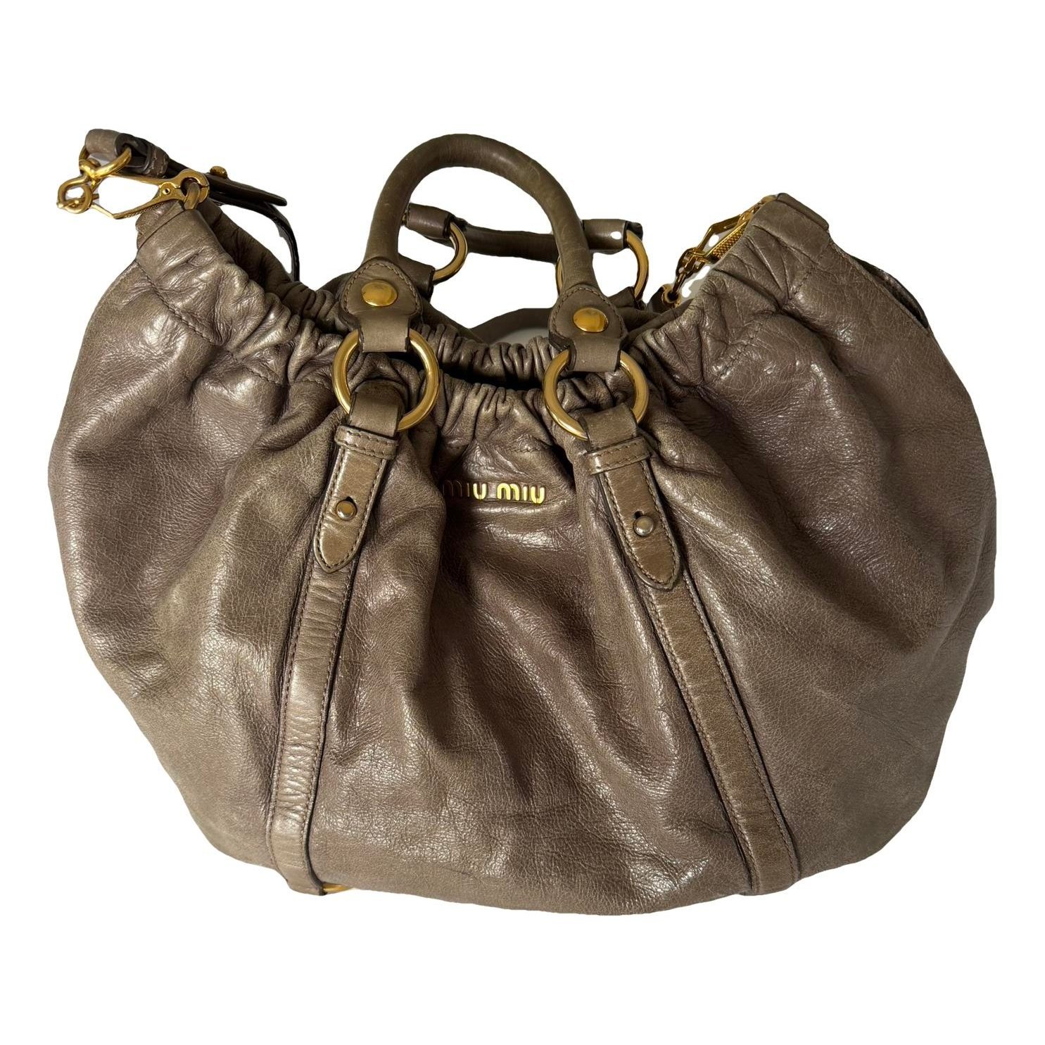 Vitello leather tote