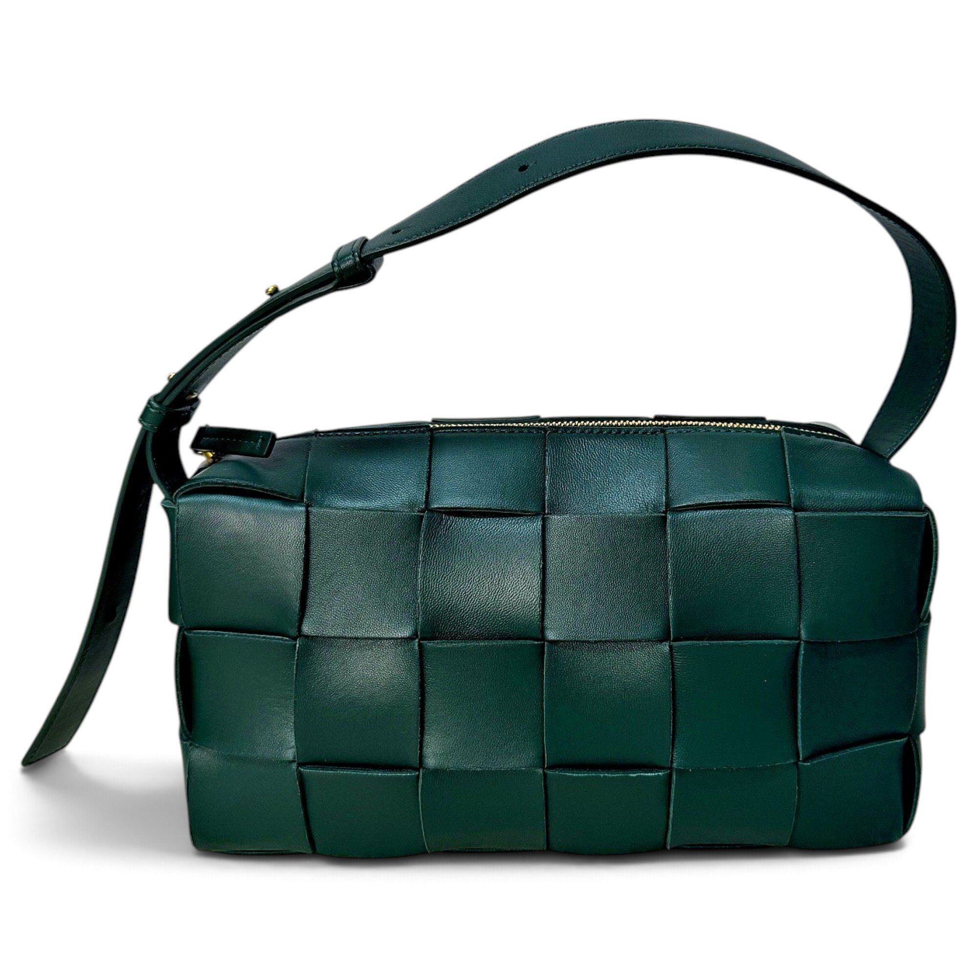 Brick Cassette leather handbag