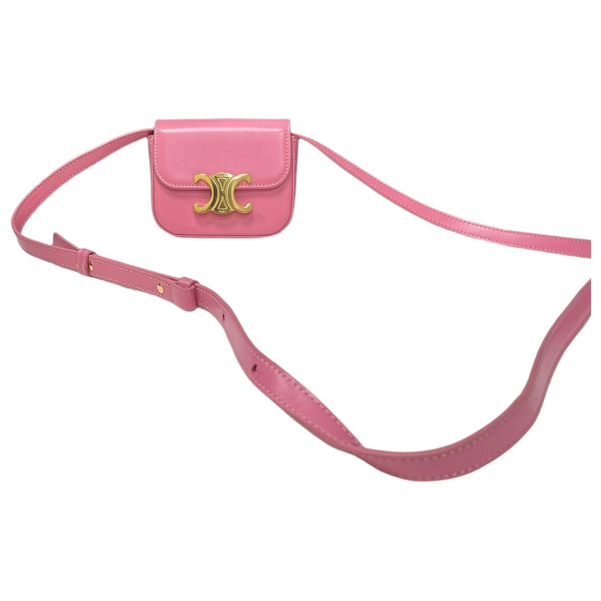 Triomphe leather handbag