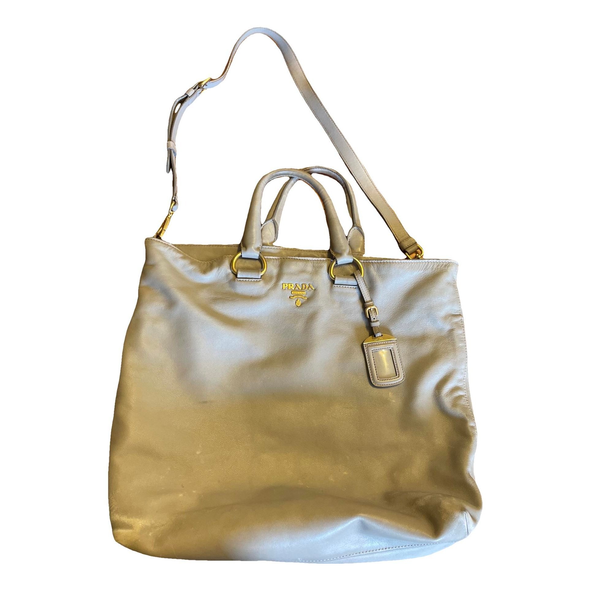 Leather tote