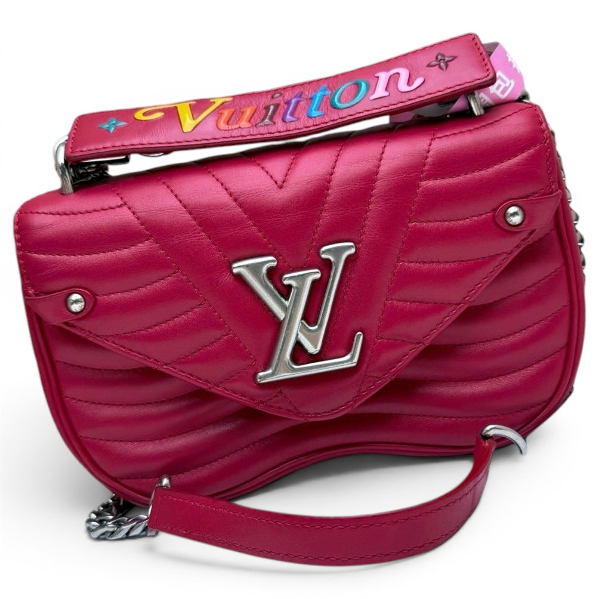 New Wave leather handbag