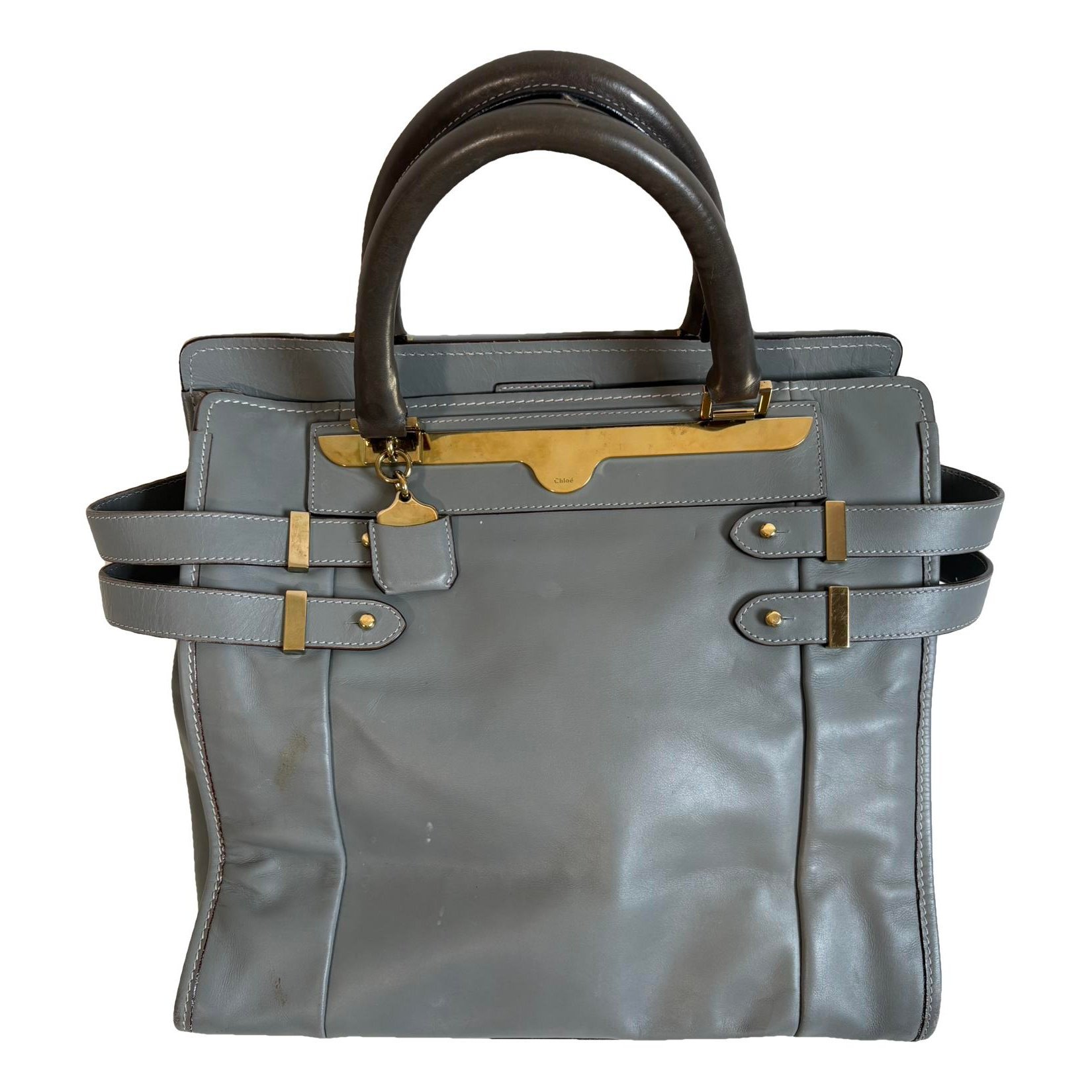 Leather handbag