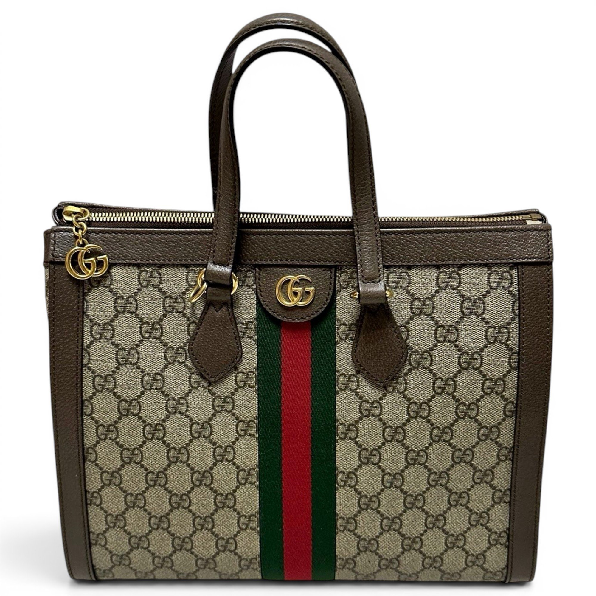 Ophidia Shopping leather handbag